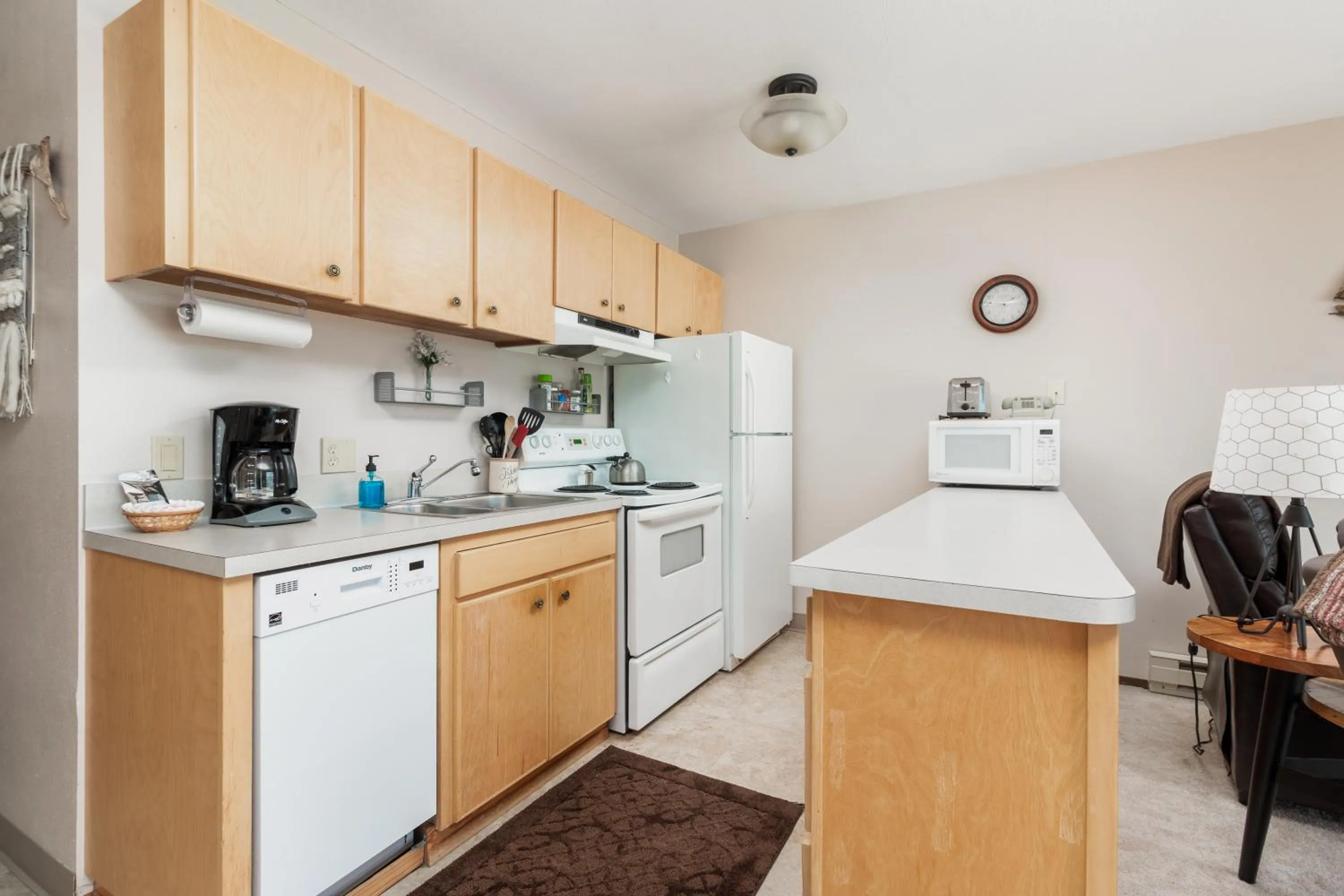 Kitchen or kitchenette in Ocean Terrace Condominiums