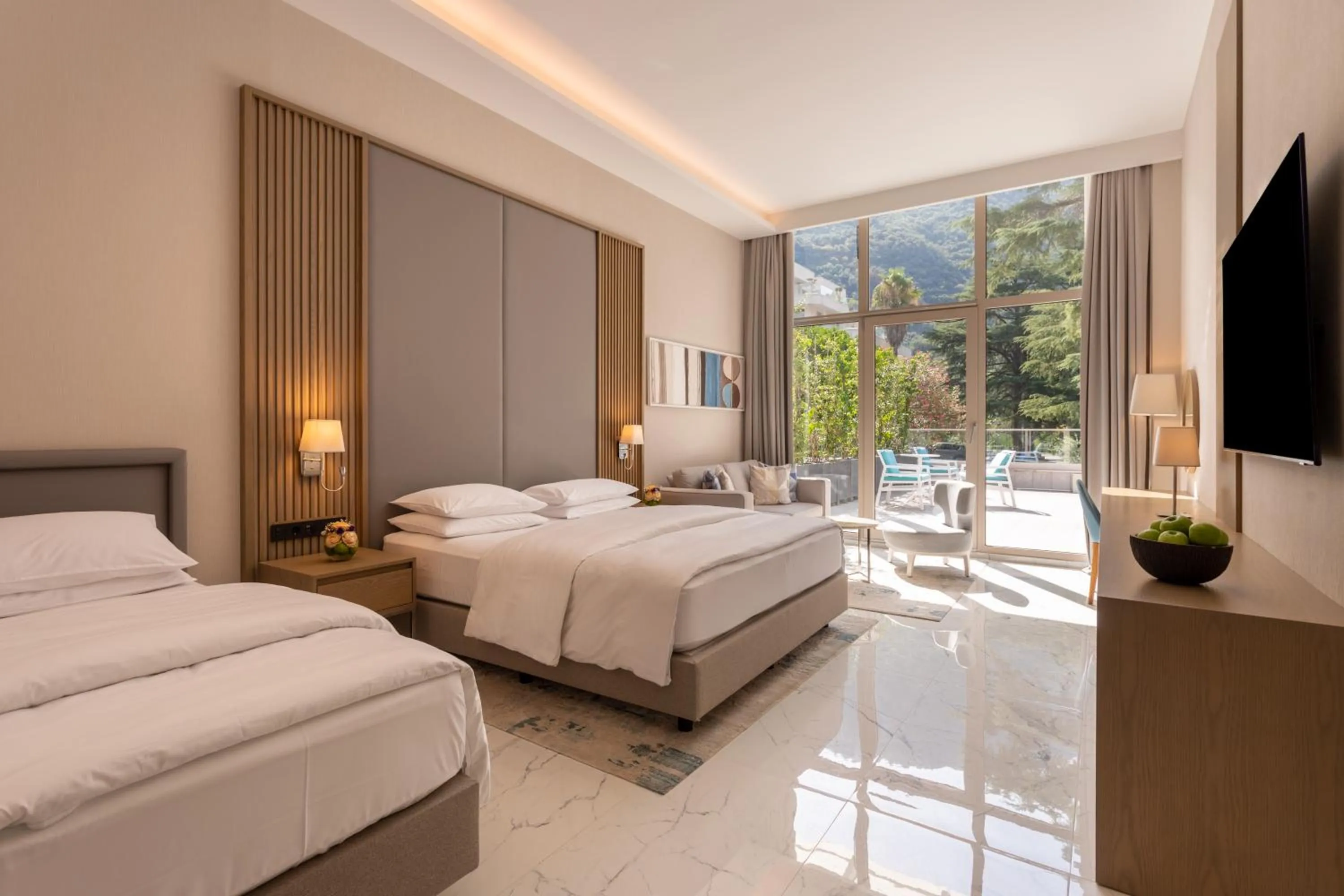 Photo of the whole room, Bed in Hyatt Regency Kotor Bay Resort