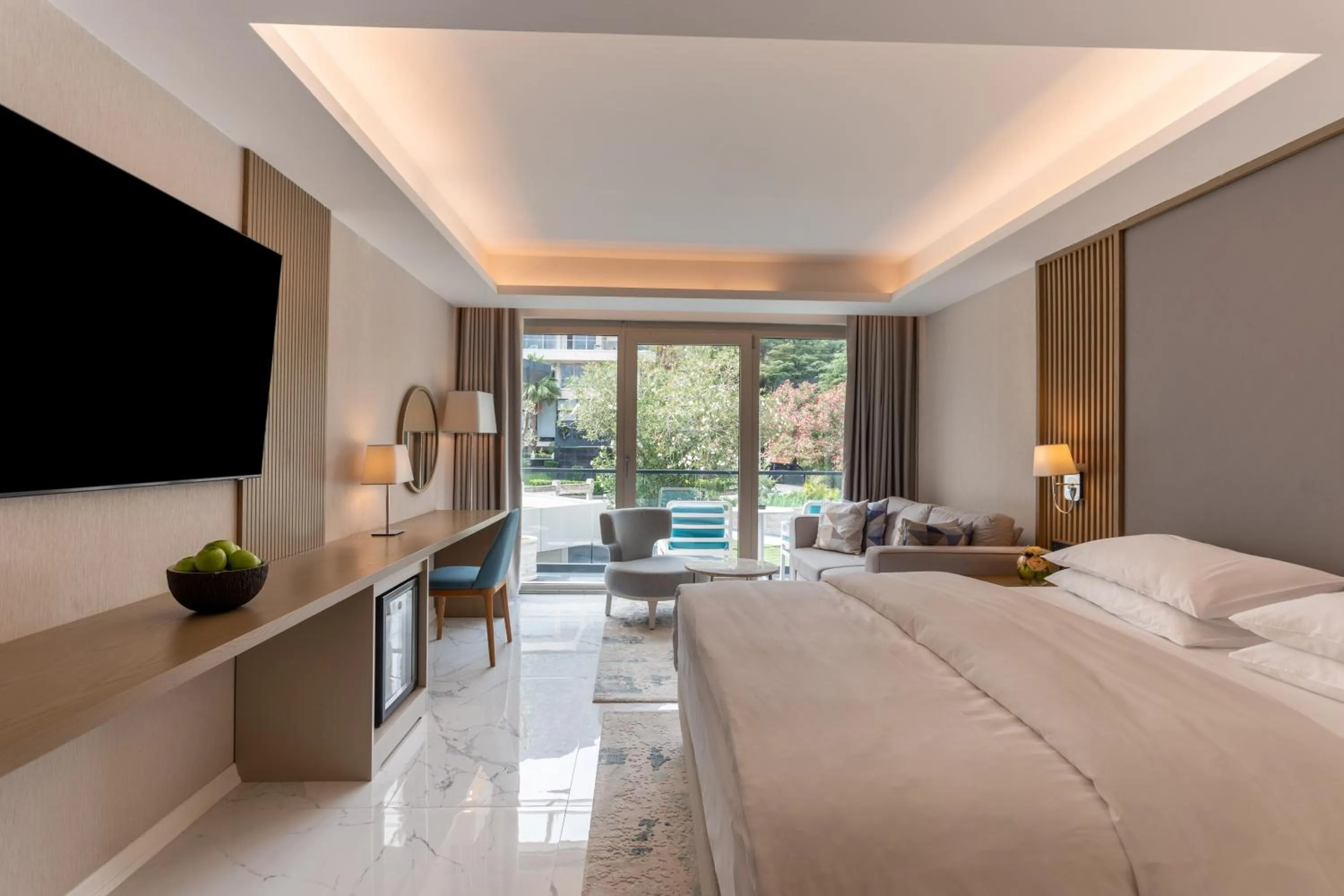 Bed in Hyatt Regency Kotor Bay Resort