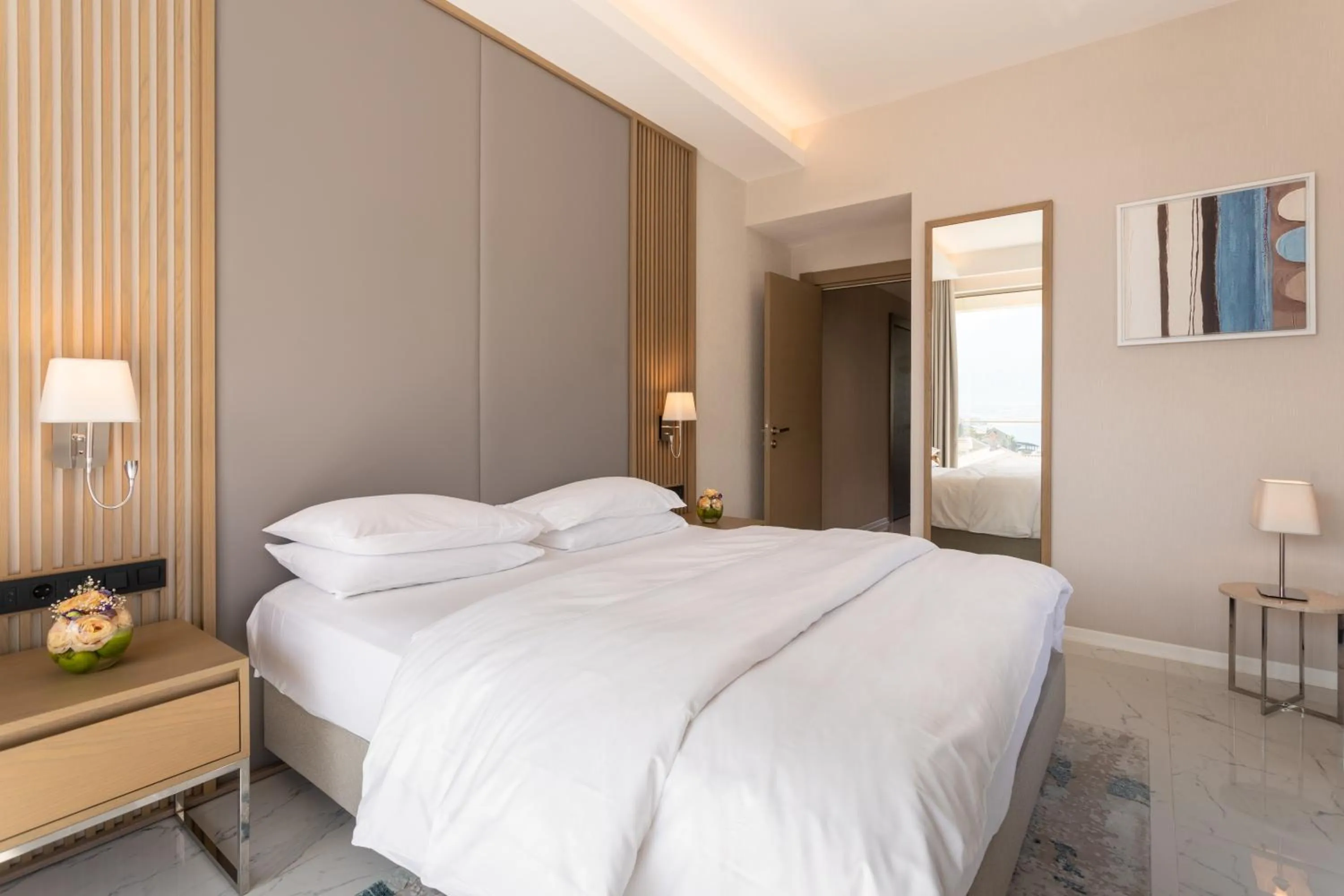 Bed in Hyatt Regency Kotor Bay Resort