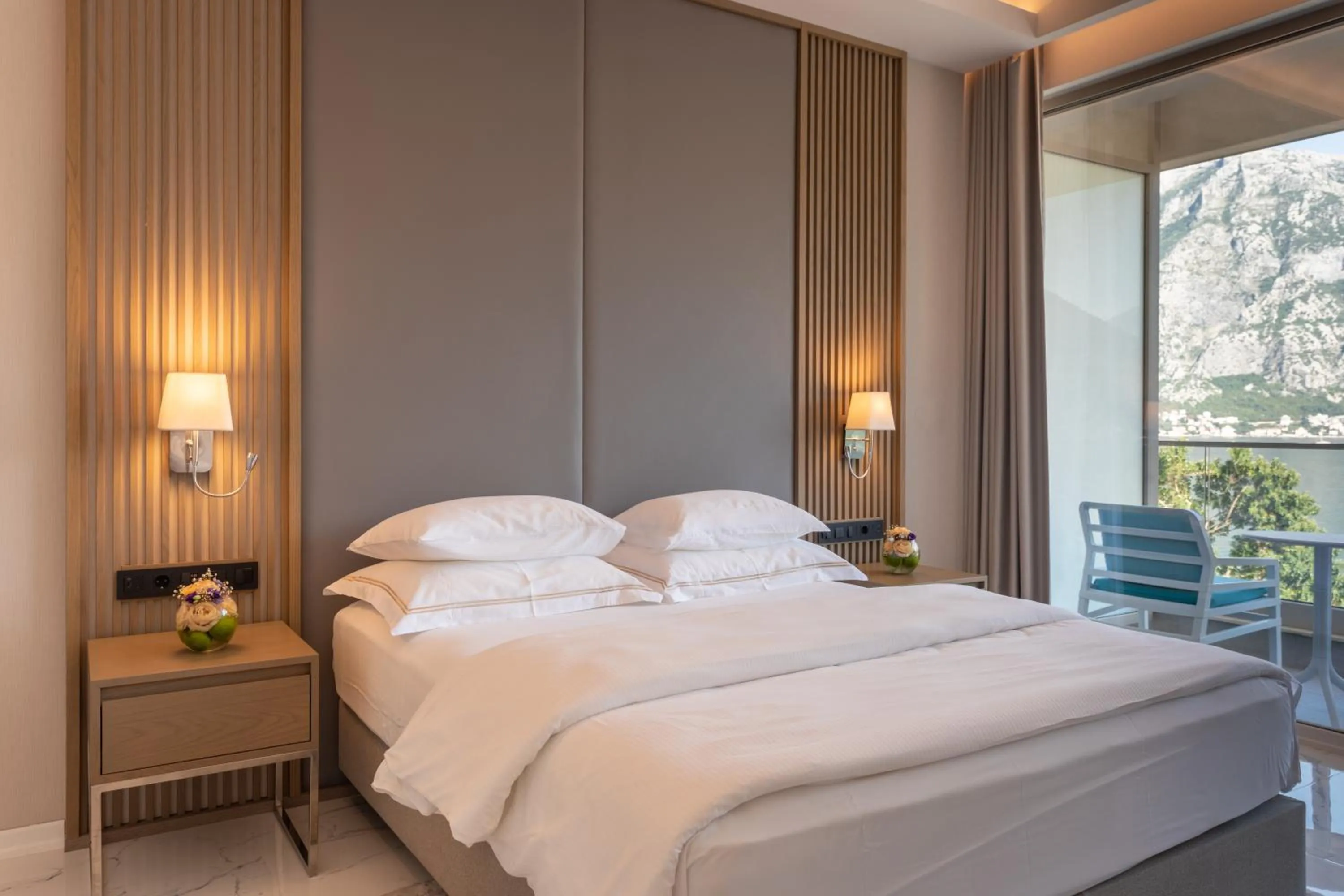 Bed in Hyatt Regency Kotor Bay Resort
