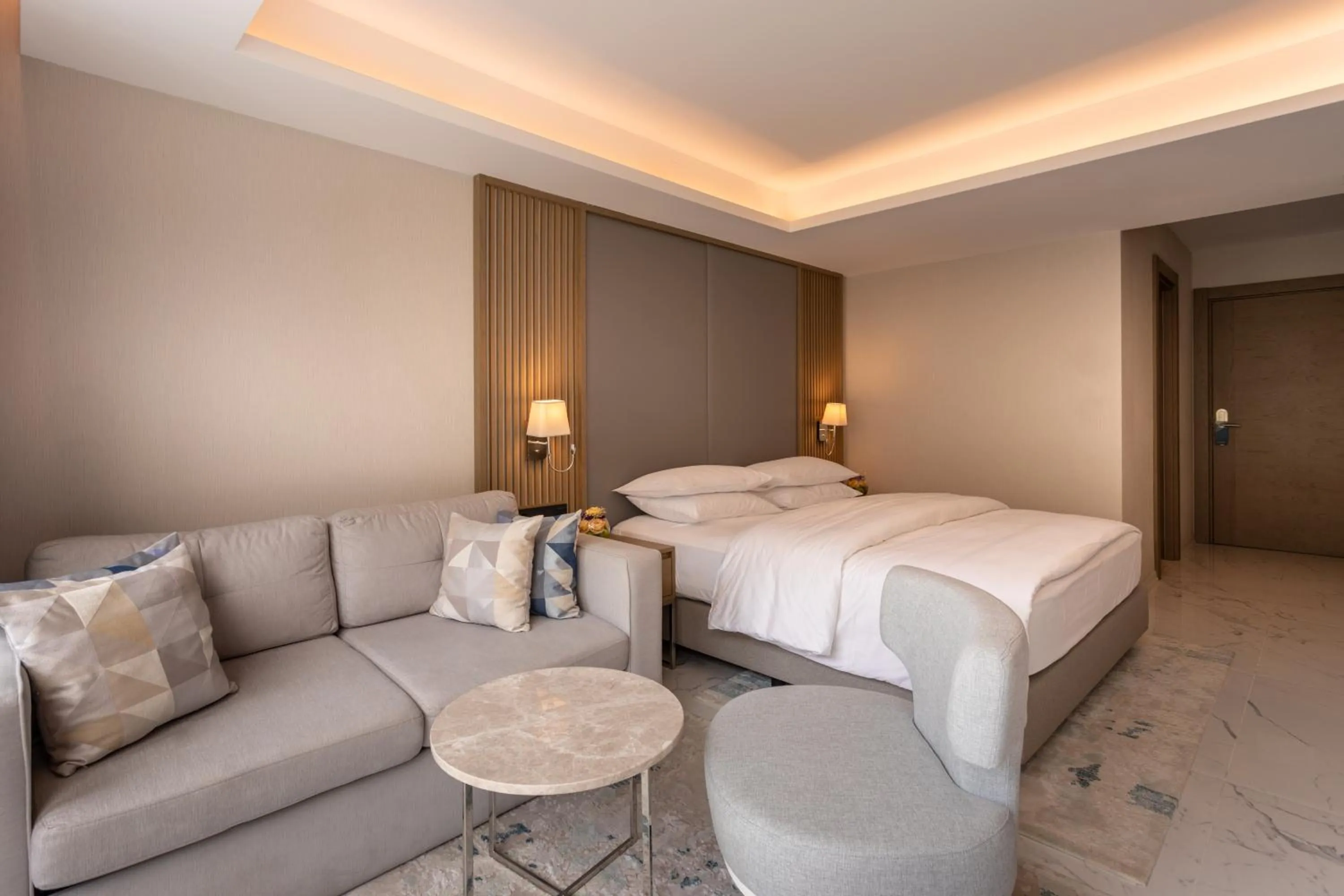 Bed in Hyatt Regency Kotor Bay Resort