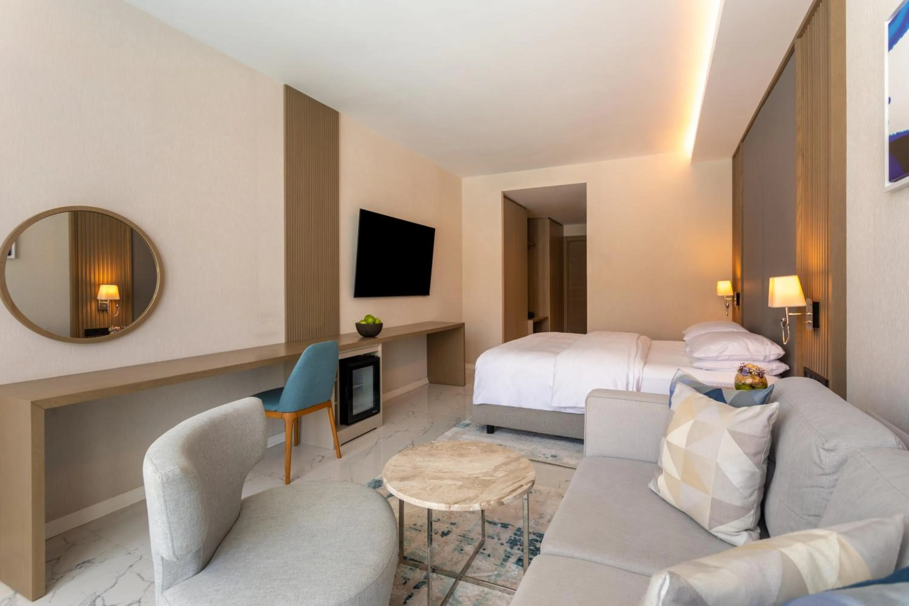 Bed in Hyatt Regency Kotor Bay Resort