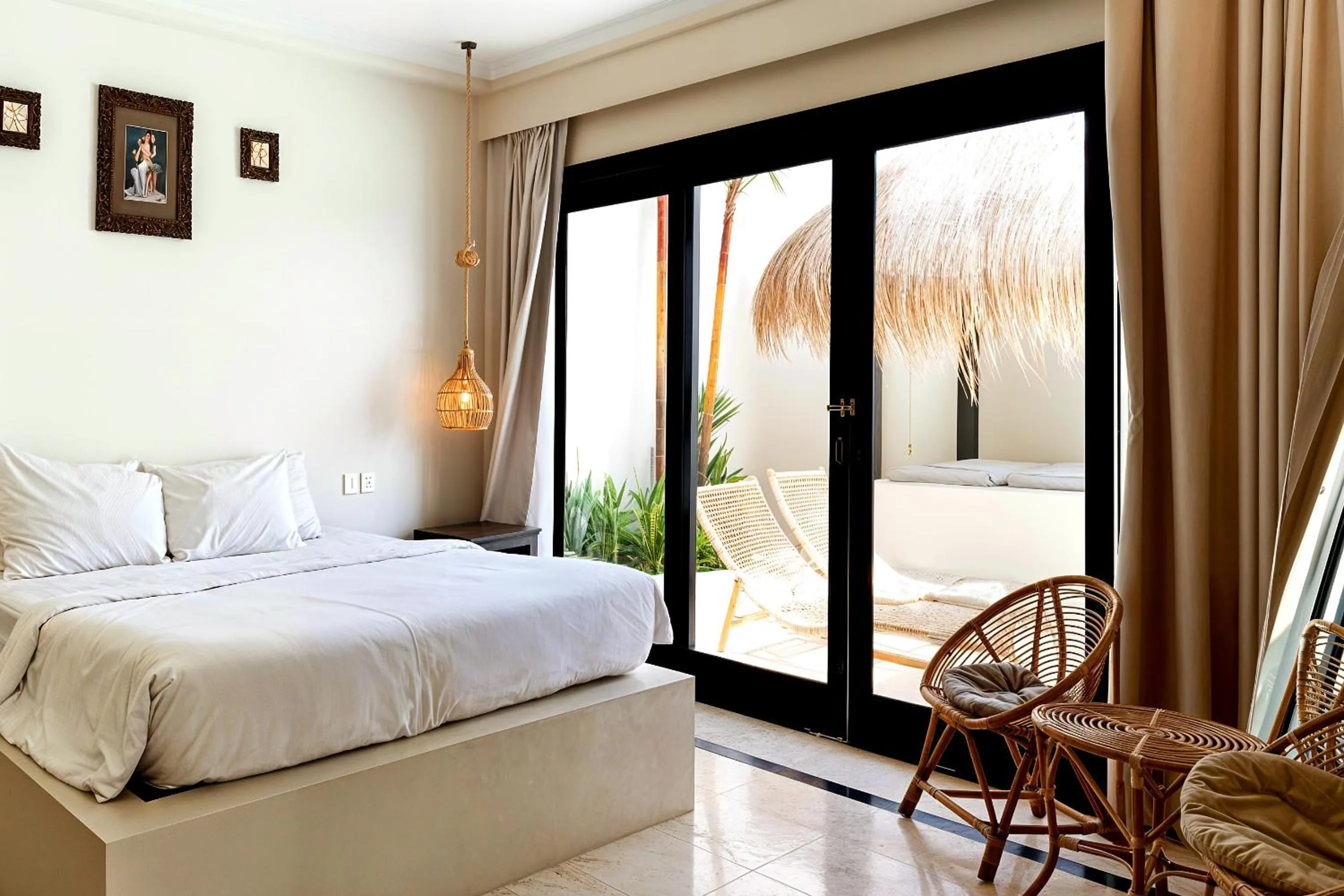 Bedroom, Bed in Villa de Malicott