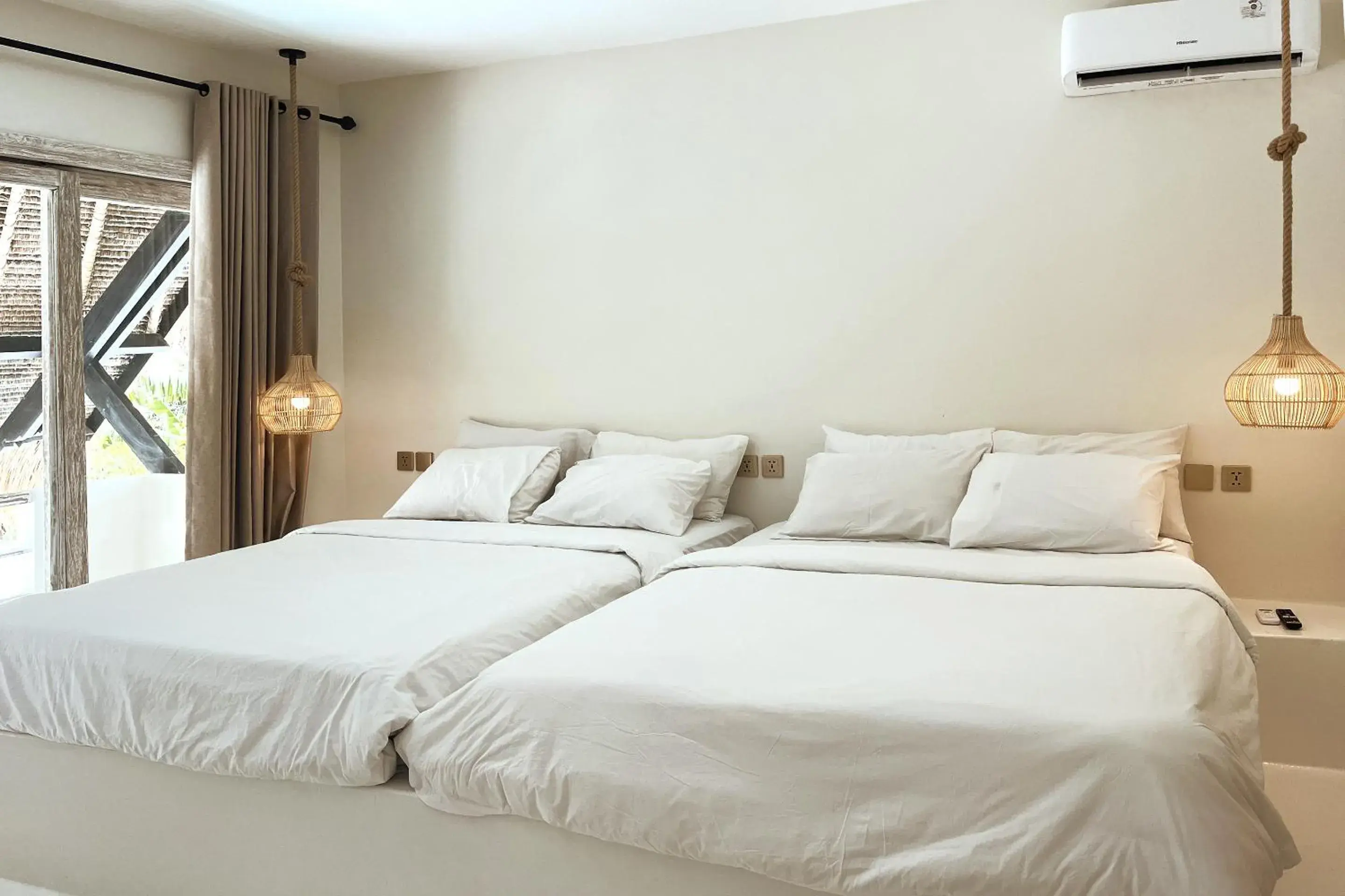 Bed in Villa de Malicott Athena Seminyak Bed in Villa de Malicott Athena Seminyak