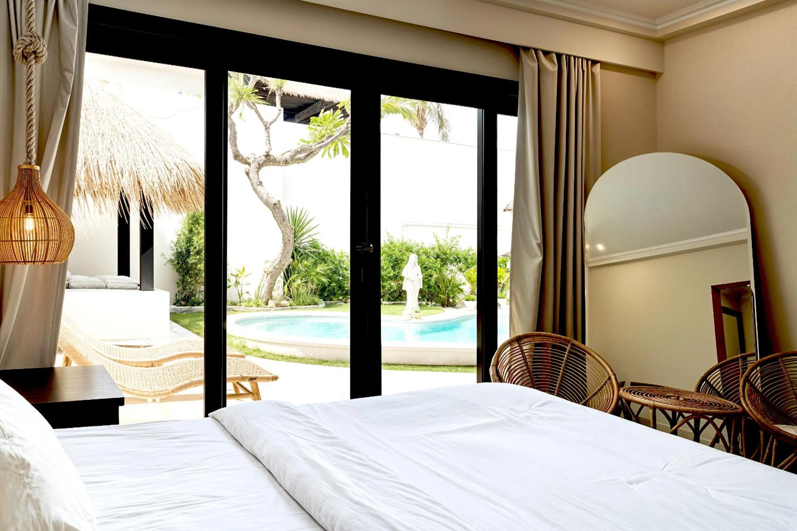 Bedroom, Bed in Villa de Malicott