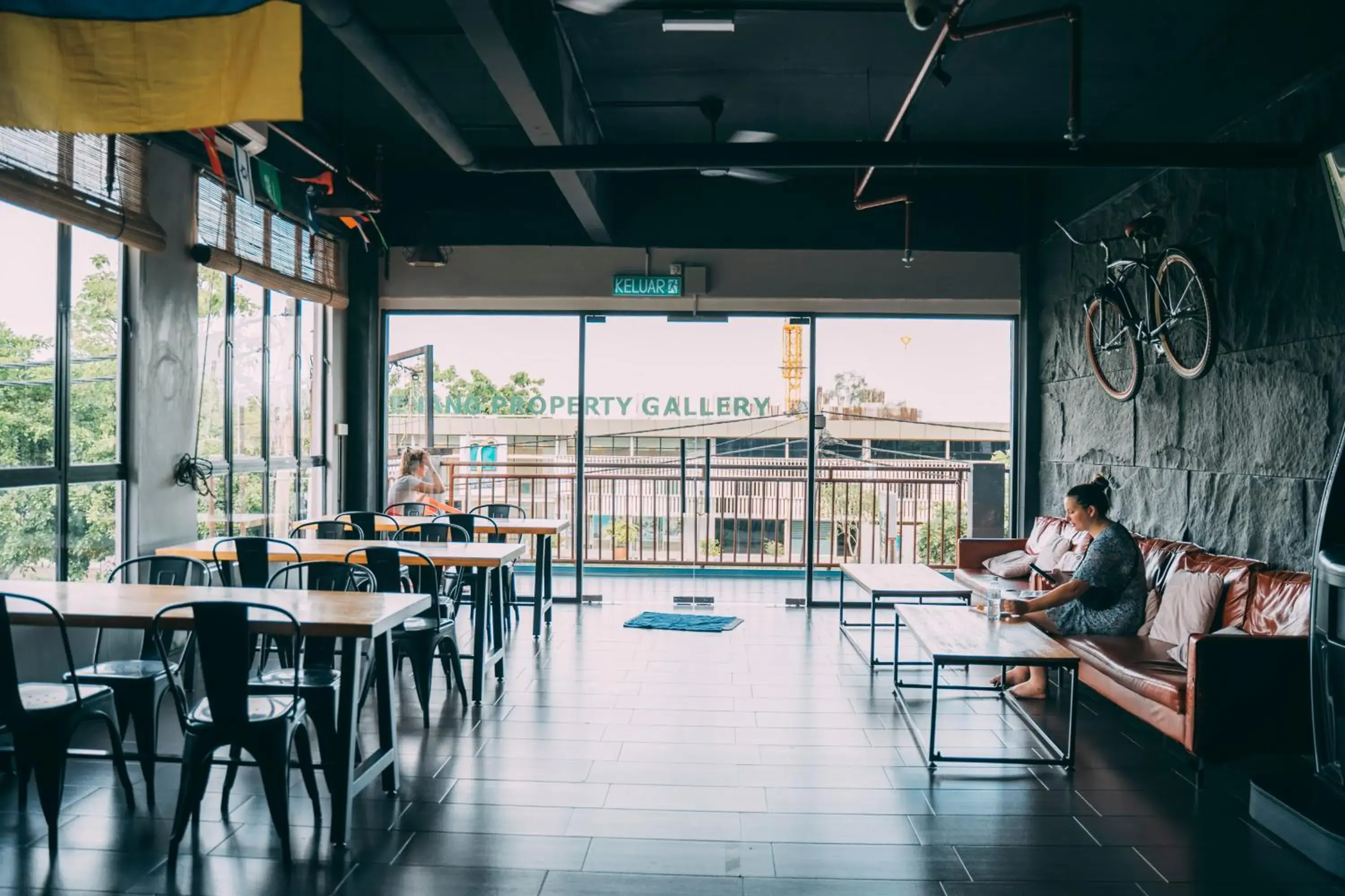 Living room in Bed Attitude Hostel Cenang Living room in Bed Attitude Hostel Cenang