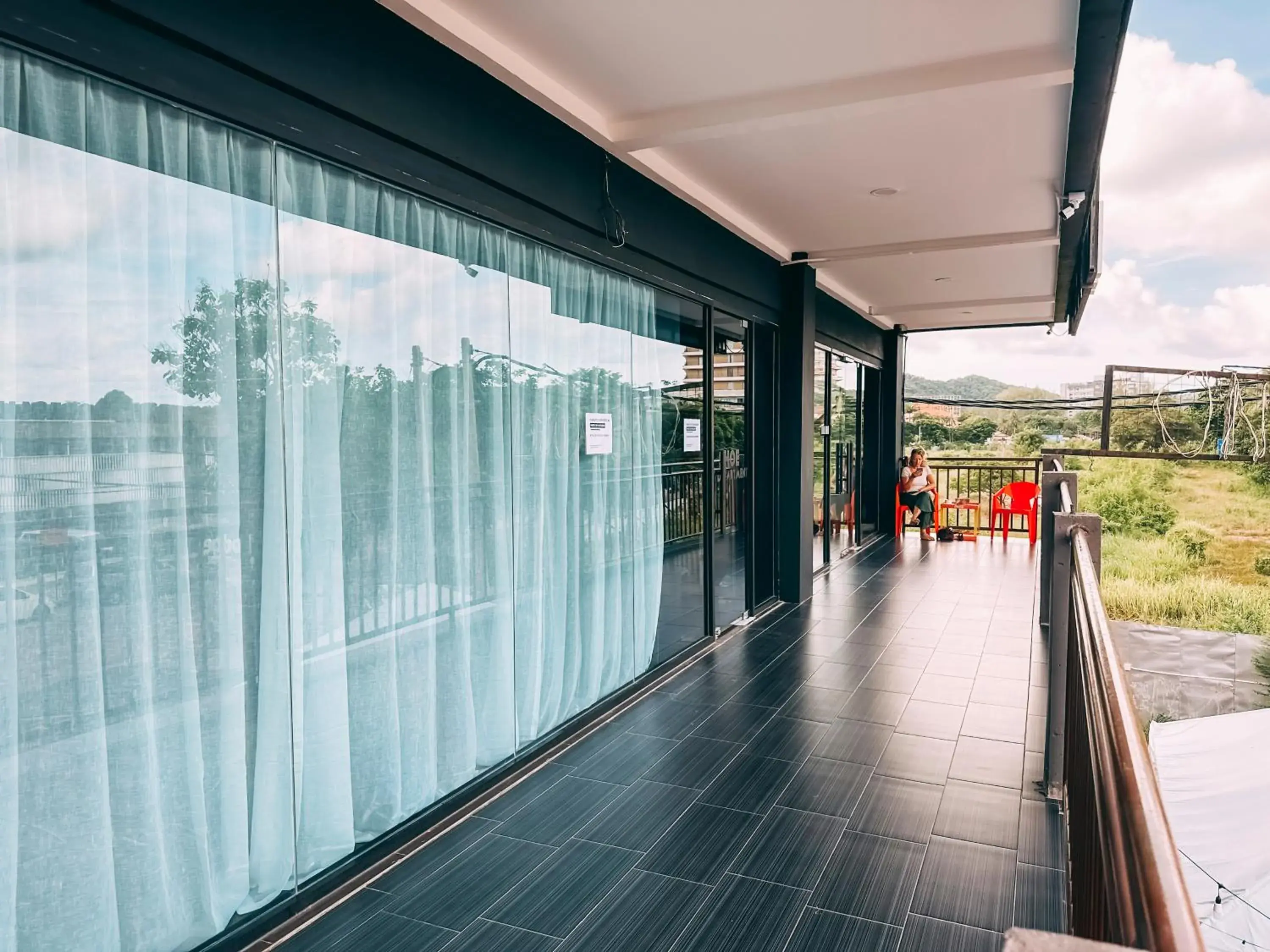 Balcony/Terrace in Bed Attitude Hostel Cenang Balcony/Terrace in Bed Attitude Hostel Cenang