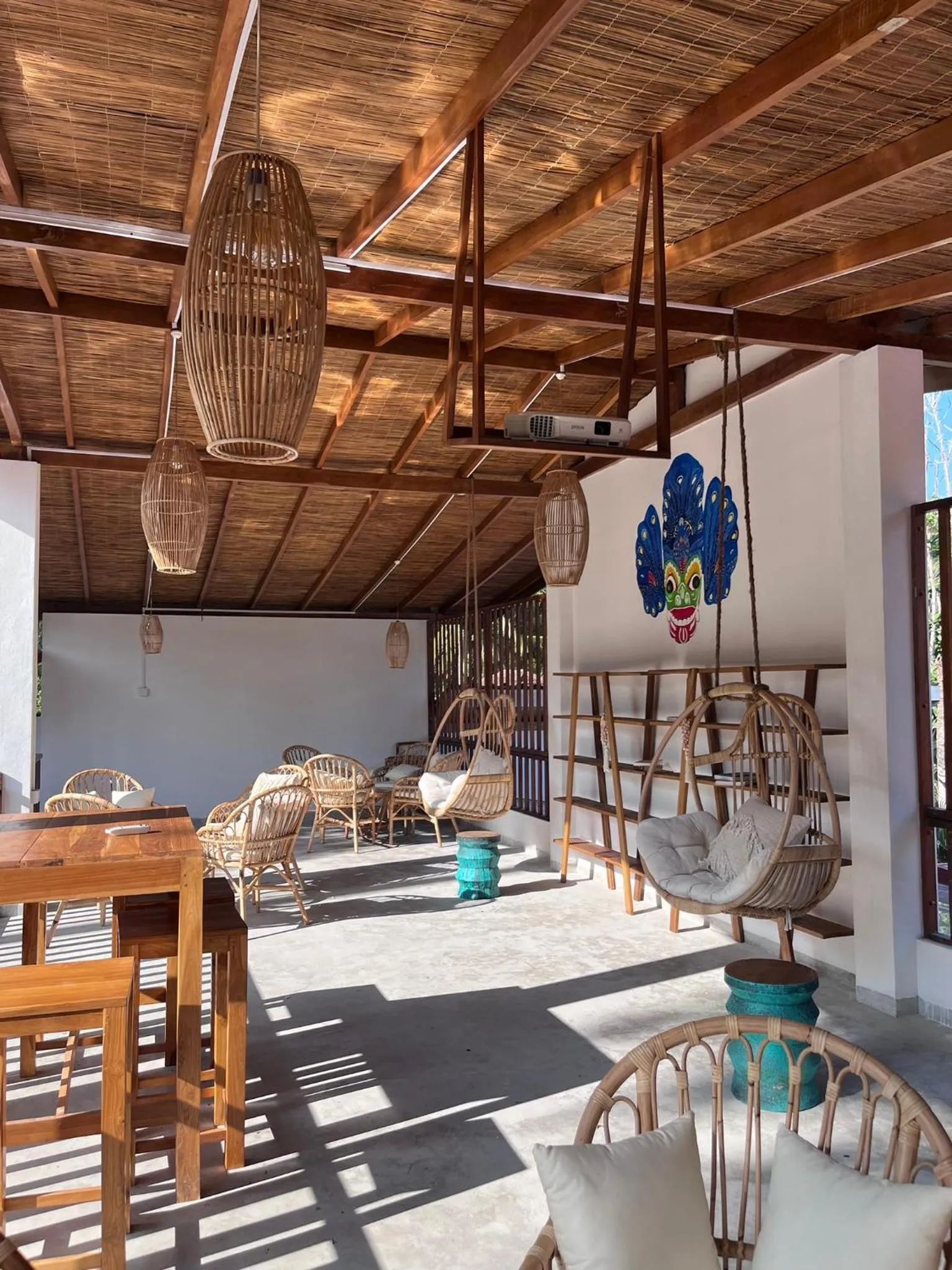 Seating area in Simply Peace