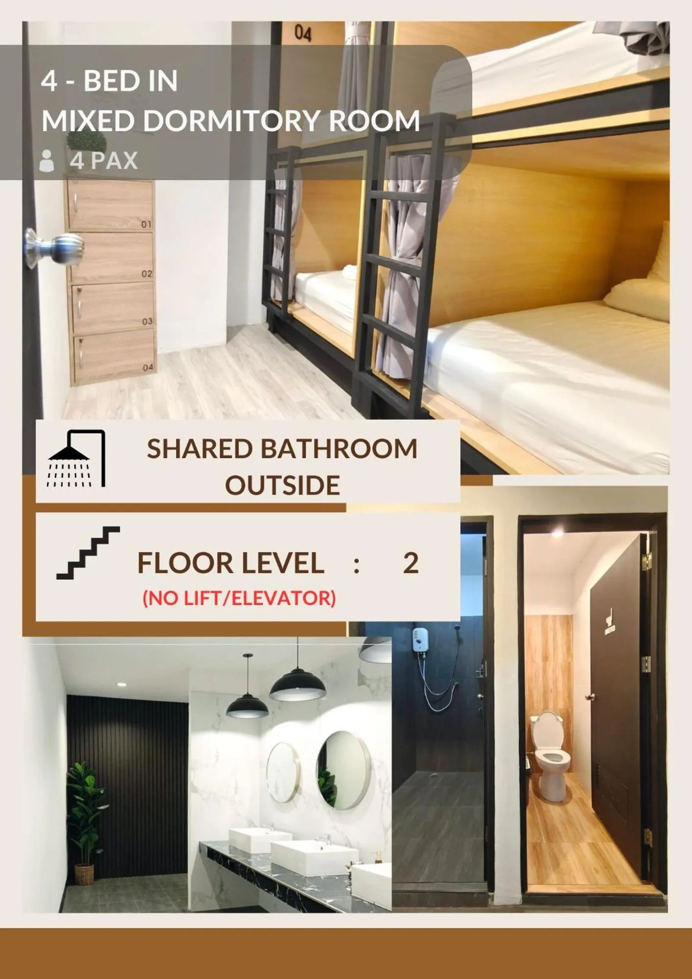 Bedroom, Bed in Hope Hostel Hatyai