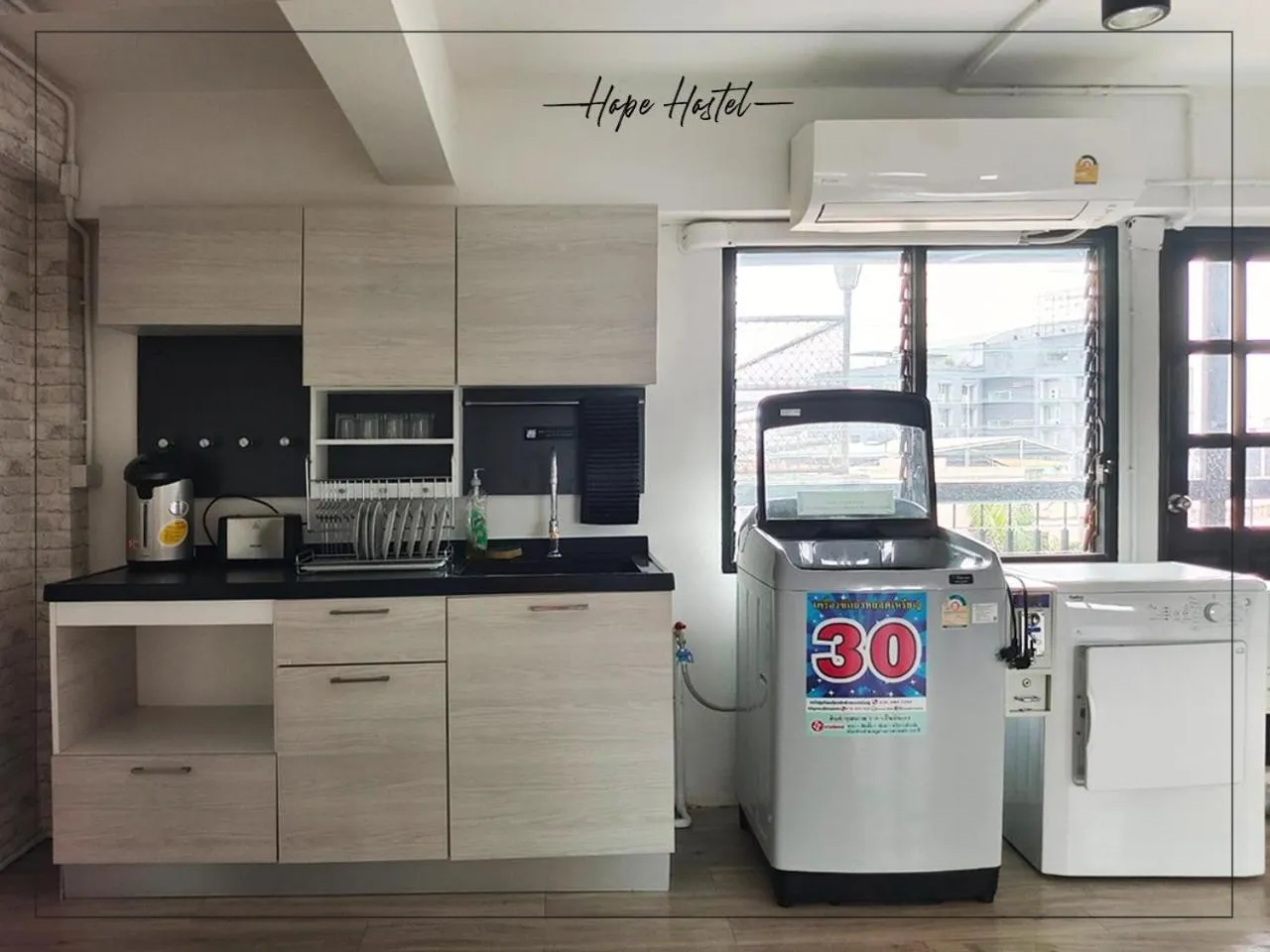 Kitchen or kitchenette in Hope Hostel Hatyai