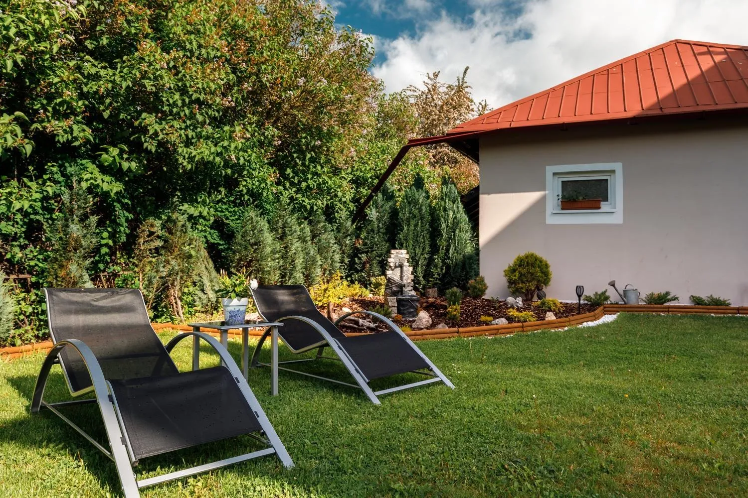 Garden in Sherwood Hotel Vojkovice nad Ohří