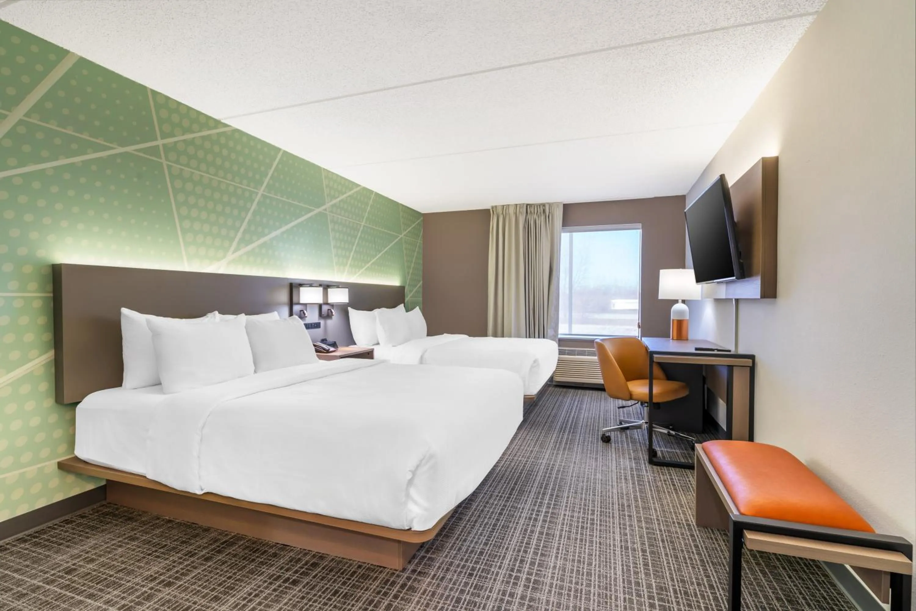 View (from property/room), Bed in Grand Hotel Madison