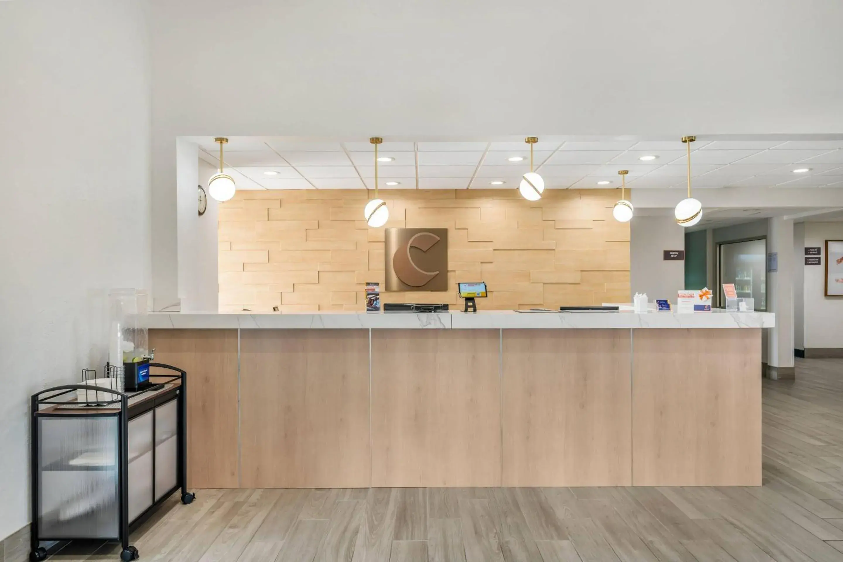 Lobby or reception in Comfort Inn & Suites Madison East Interstate I-90 Lobby or reception in Comfort Inn & Suites Madison East Interstate I-90