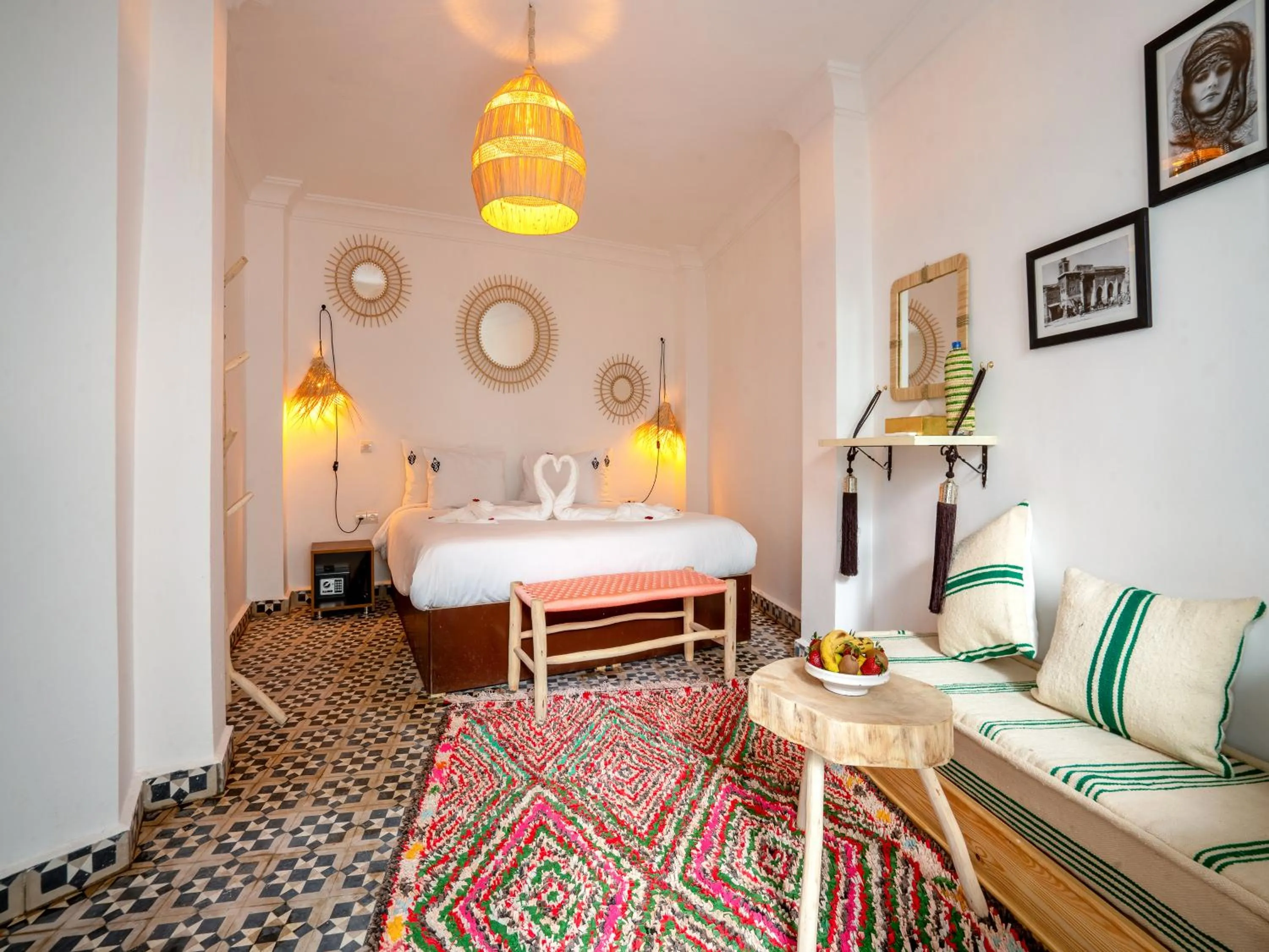 Photo of the whole room, Bed in Riad Art & Emotions Boutique Hotel & Spa