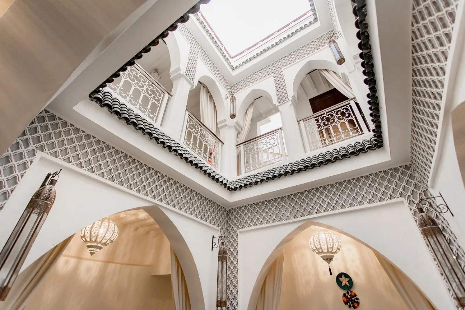 Inner courtyard view in Riad Art & Emotions Boutique Hotel & Spa