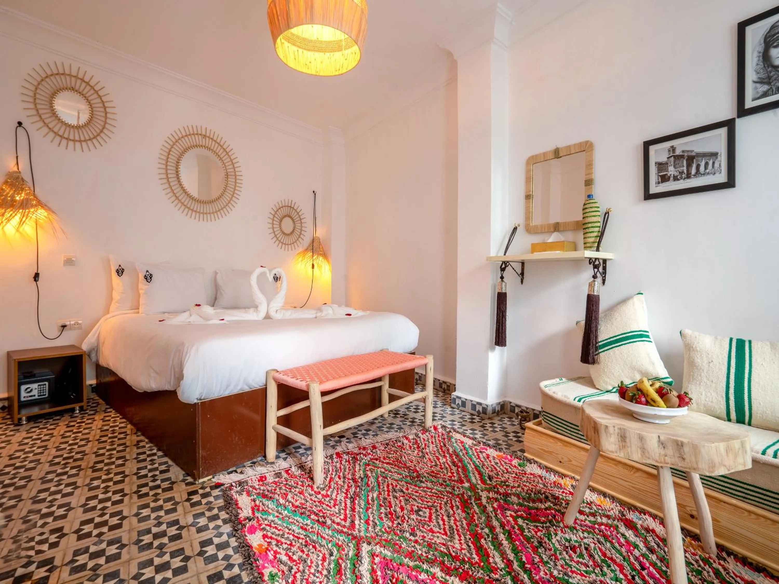 Photo of the whole room, Bed in Riad Art & Emotions Boutique Hotel & Spa