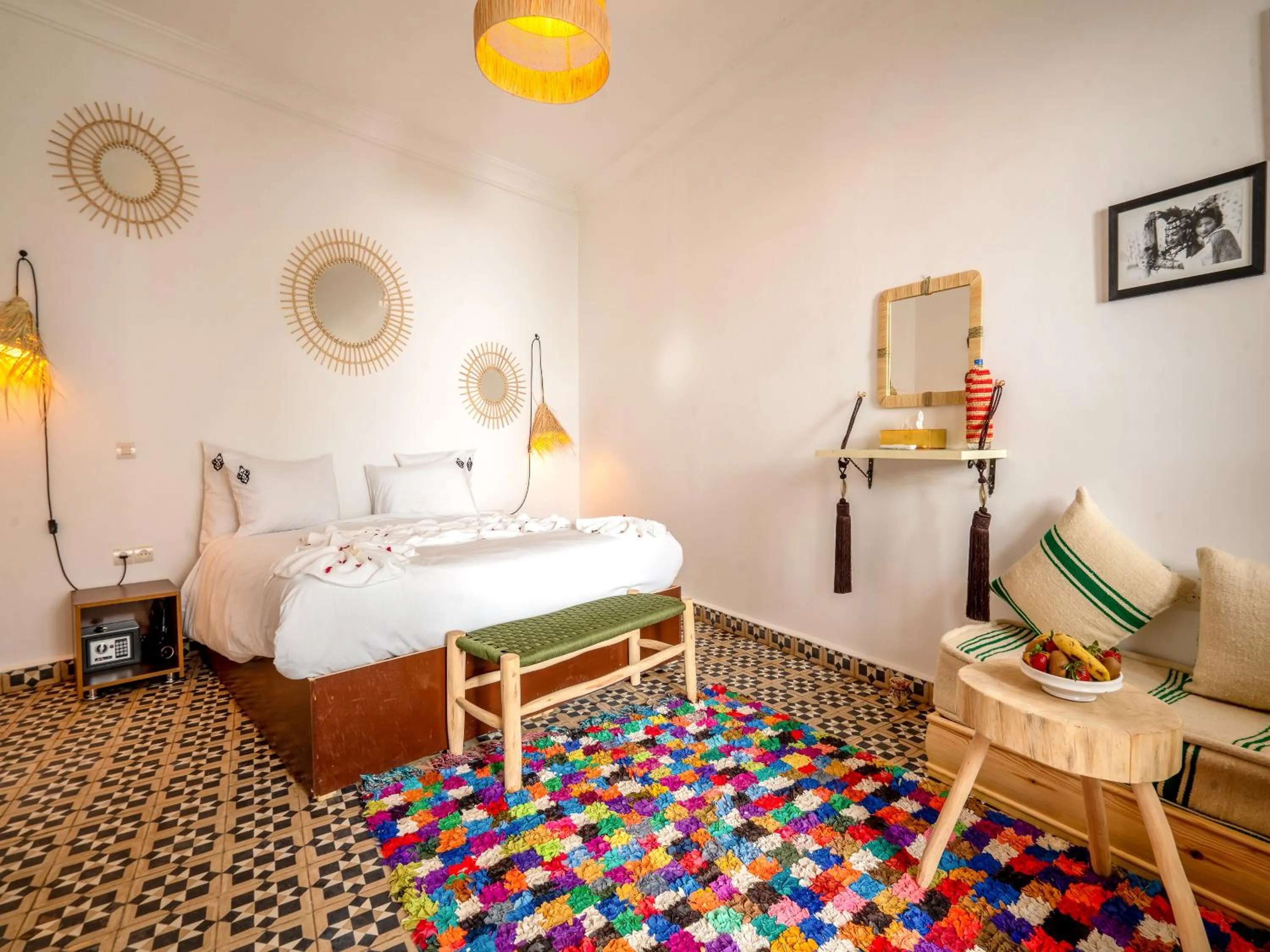 Photo of the whole room, Bed in Riad Art & Emotions Boutique Hotel & Spa