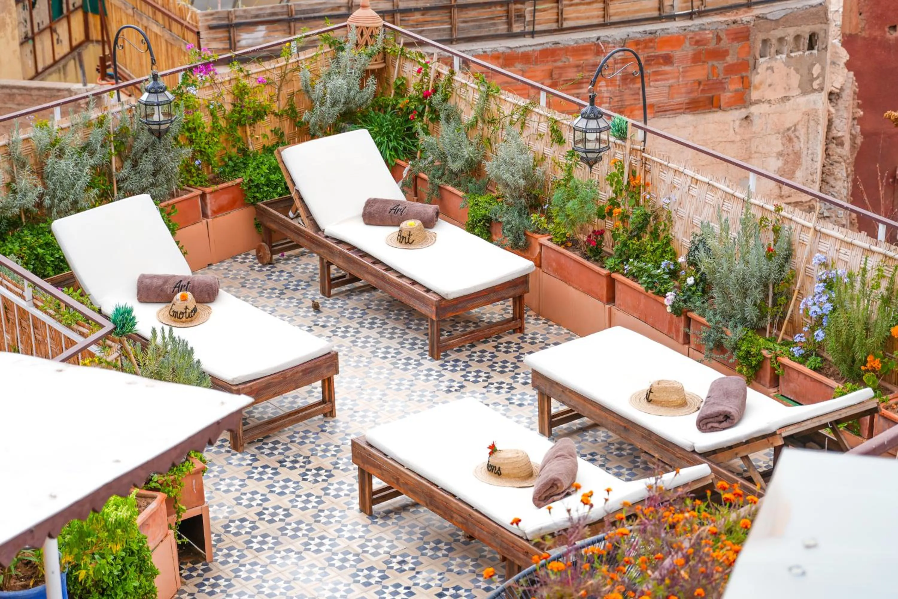 Patio in Riad Art & Emotions Boutique Hotel & Spa