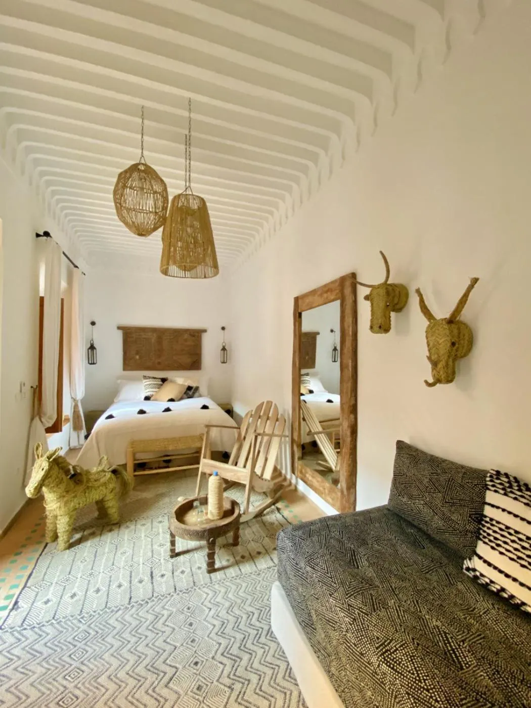 Bedroom, Bed in Riad Le Pèlerin