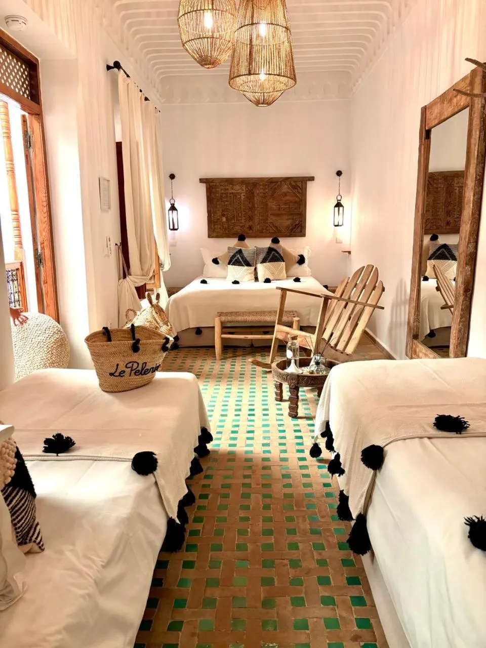 Bedroom, Bed in Riad Le Pèlerin