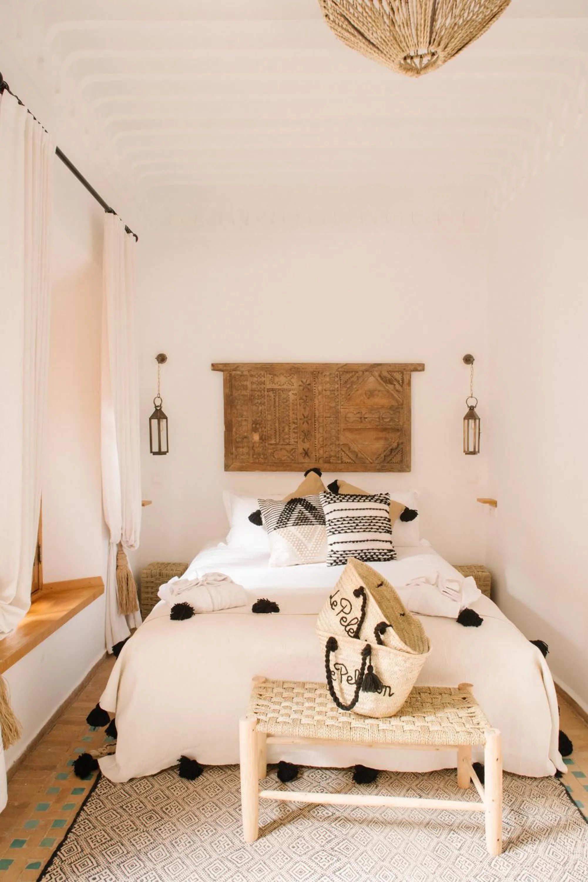 Bedroom, Bed in Riad Le Pèlerin