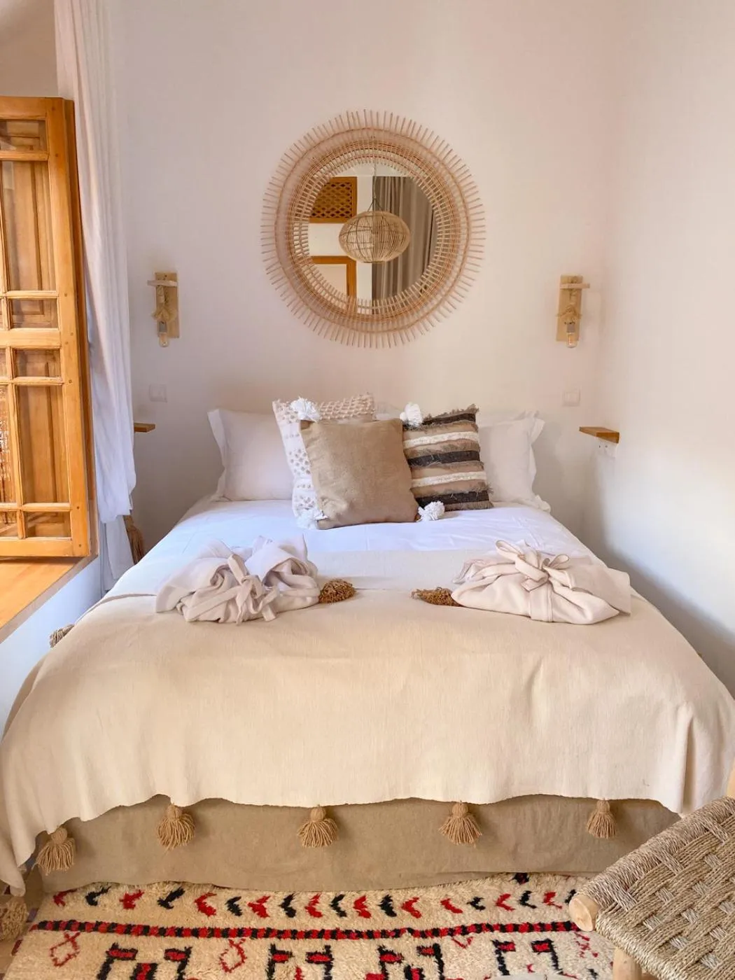 Bed in Riad Le Pèlerin