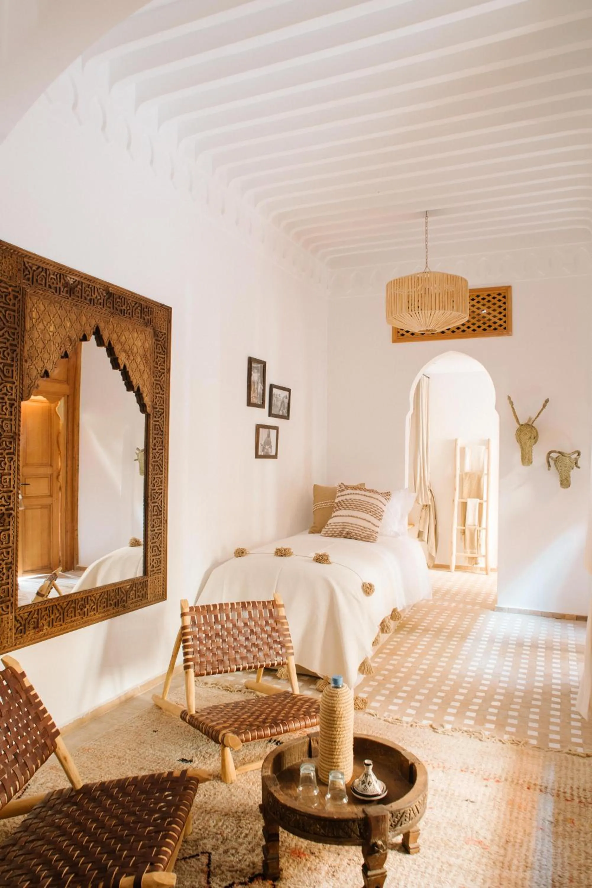 Bedroom, Bed in Riad Le Pèlerin
