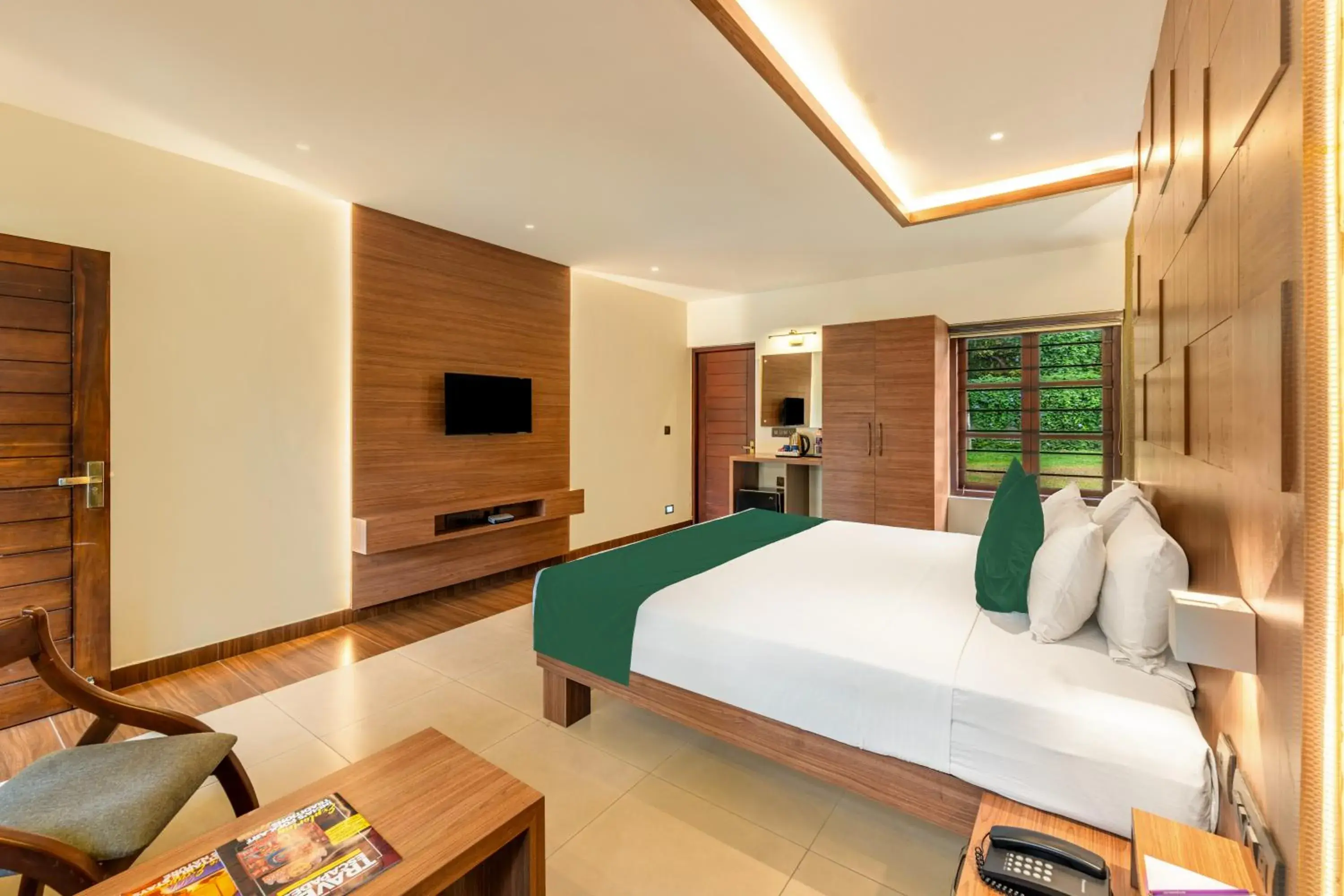 Deluxe King Room in Sterling Govardhana Malampuzha Deluxe King Room in Sterling Govardhana Malampuzha