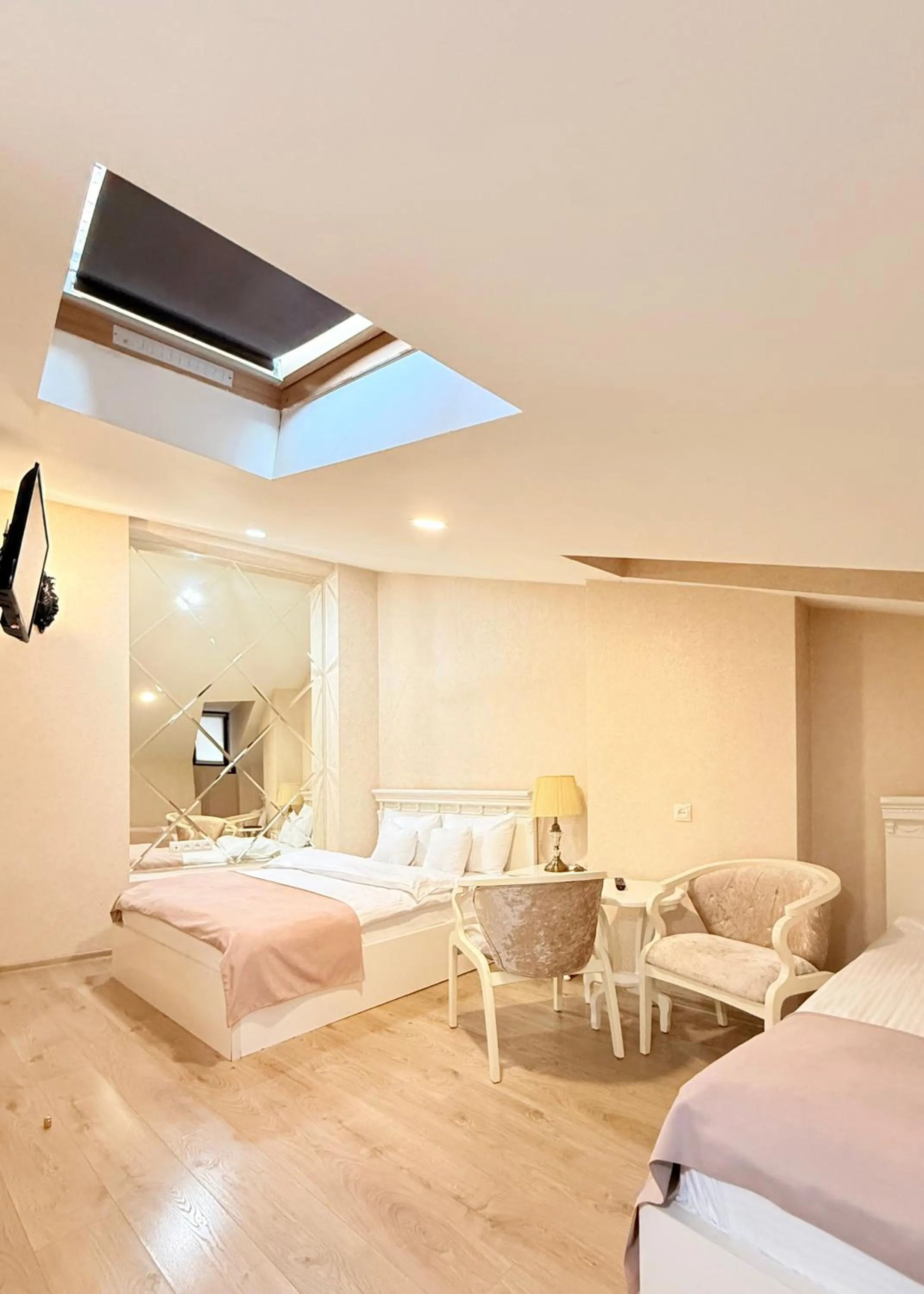 Seating area, Bed in Arts Hotel by Square