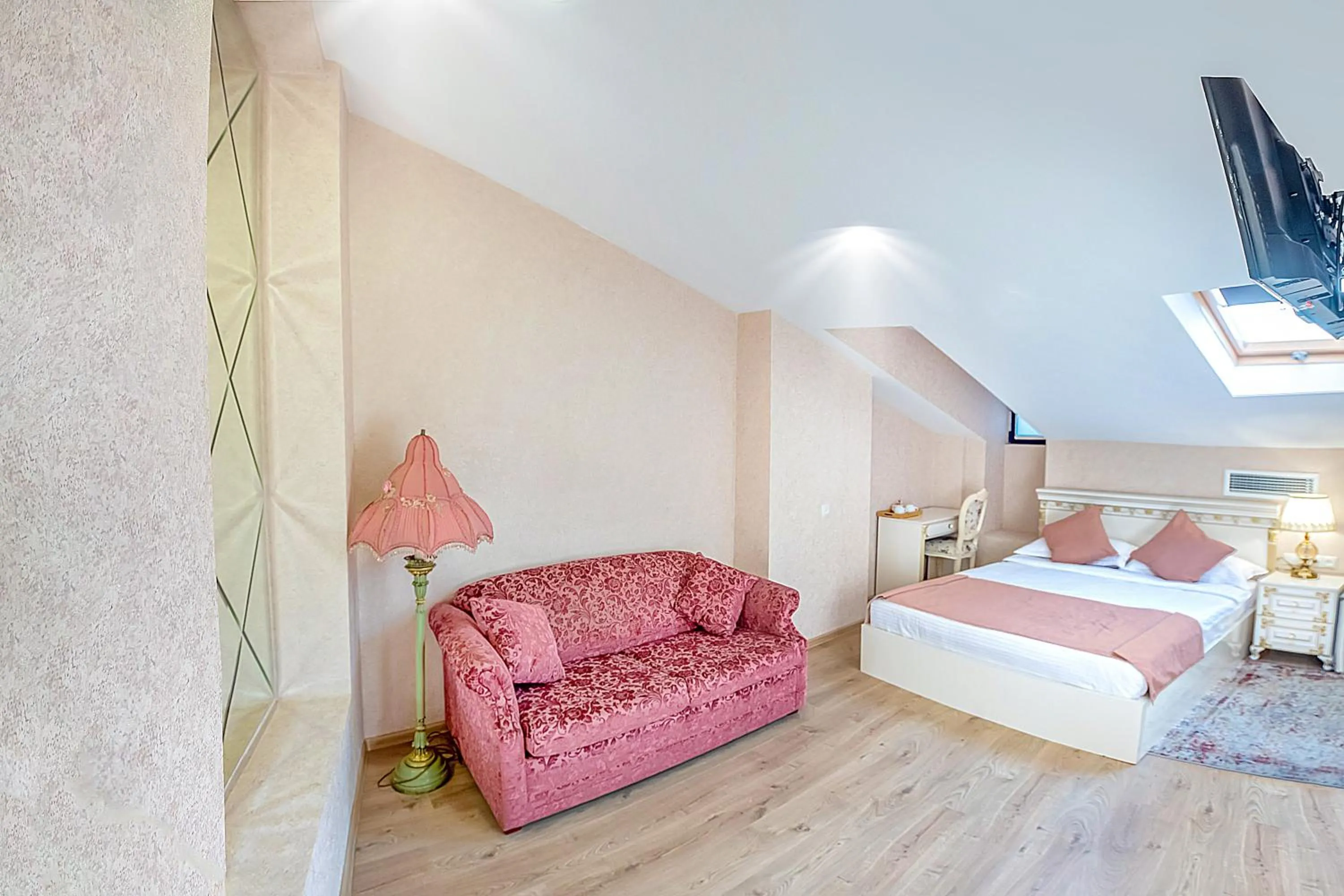 Bed in Vintage Hotel