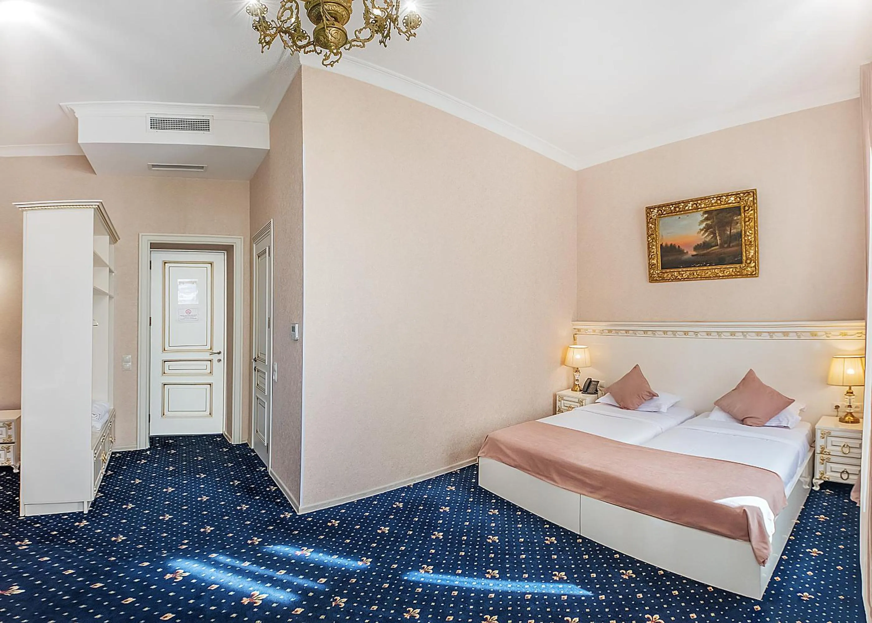 Bed in Vintage Hotel