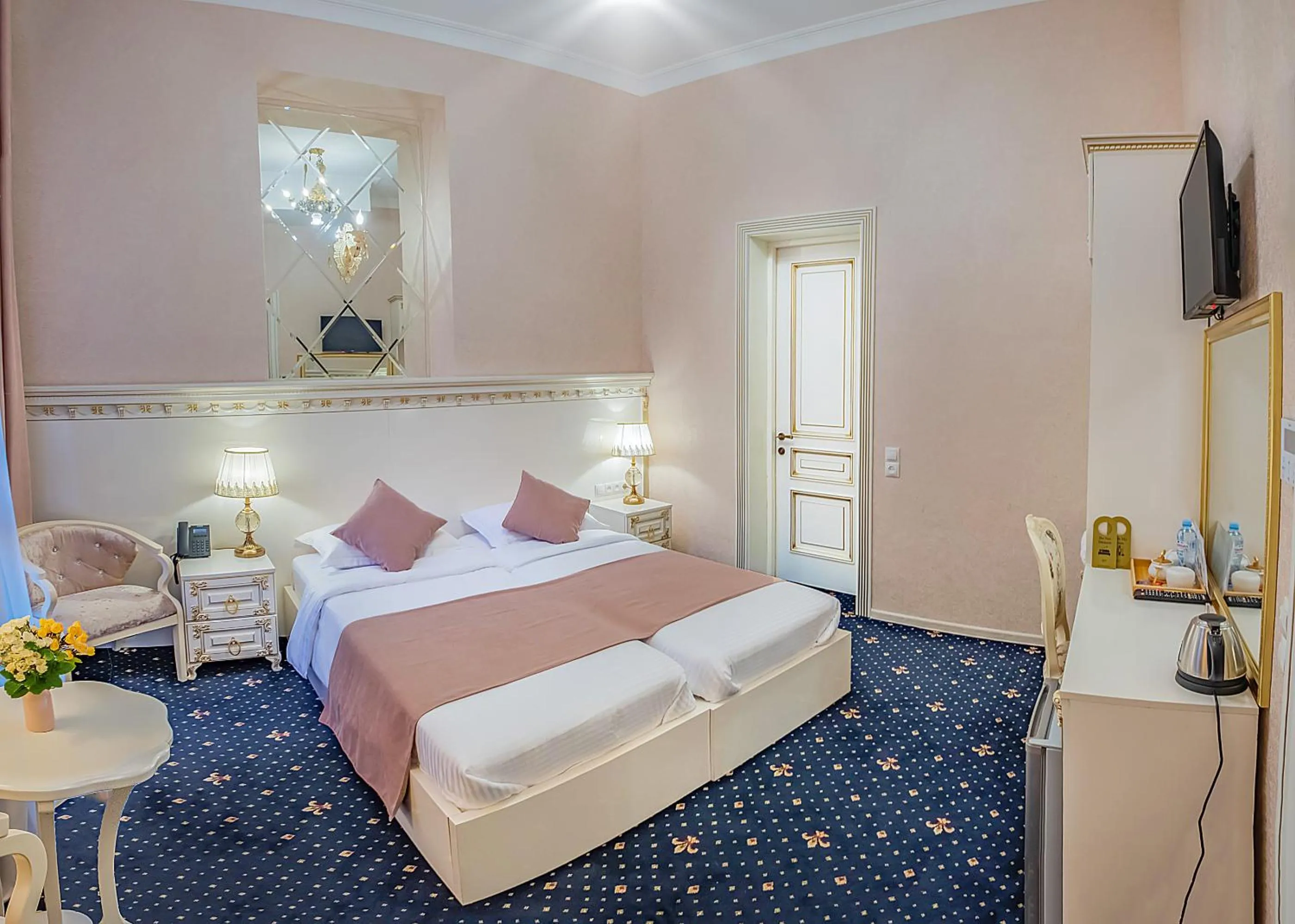 Bed in Vintage Hotel