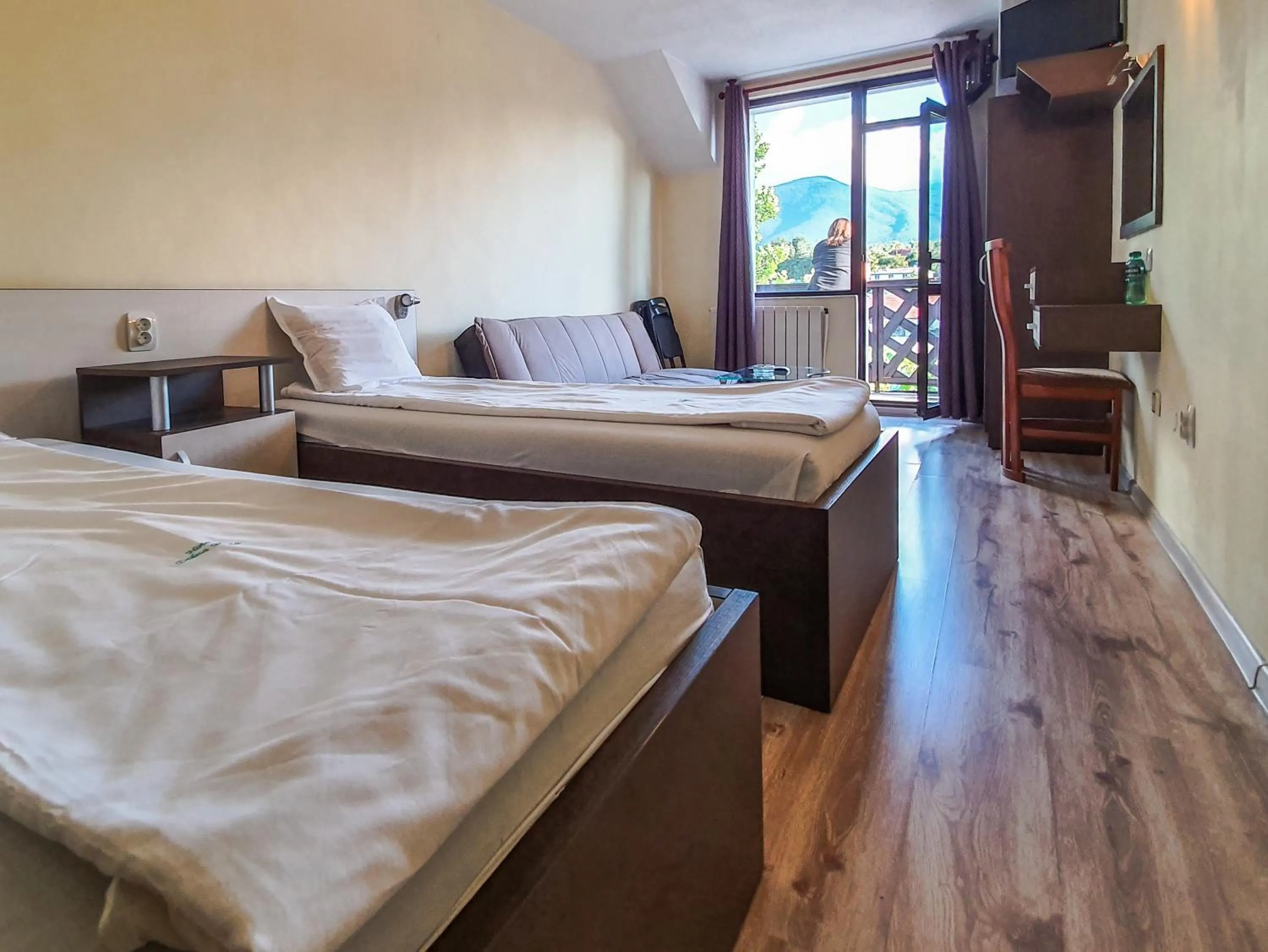 Bed in Dolna Bania Hotel