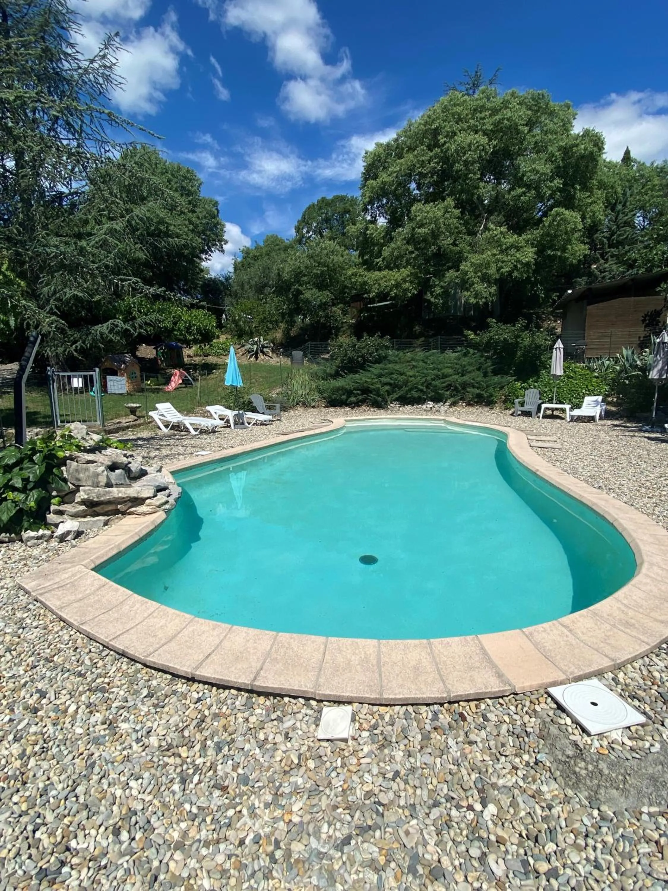 Pool view in Chambres d'hôtes les Clapas