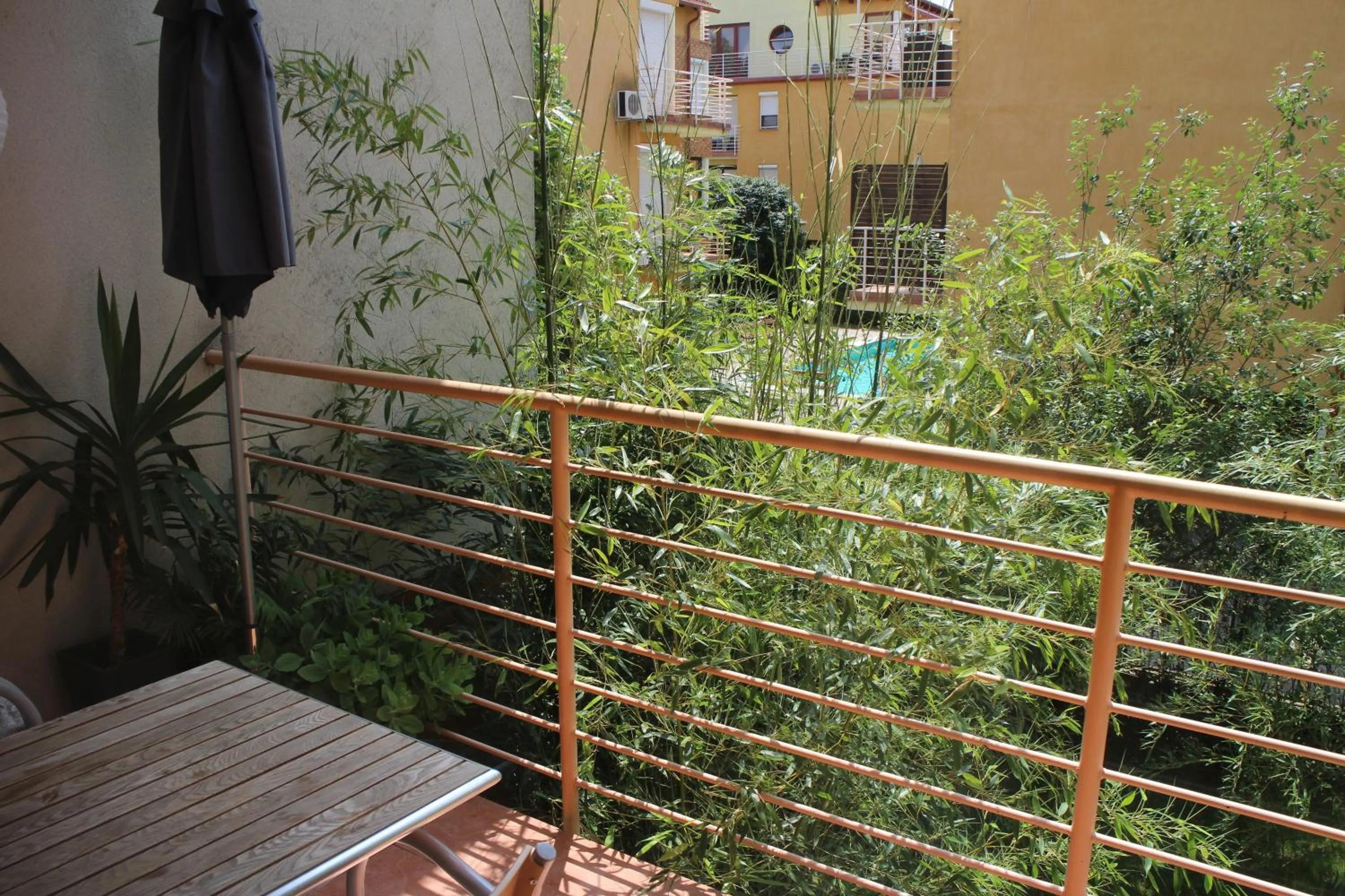 Balcony/Terrace in Mandarin Wellness Apartman