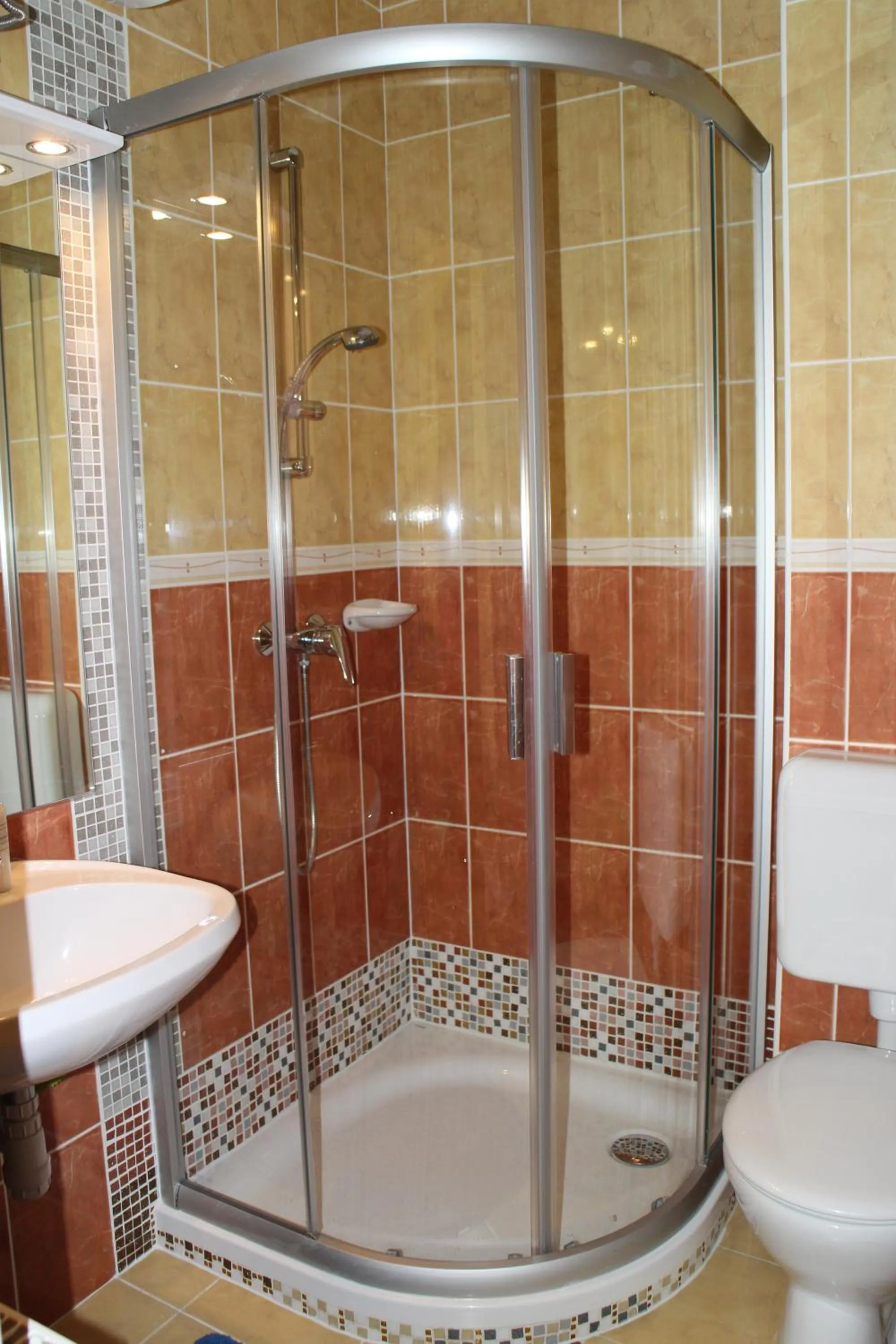 Bathroom in Mandarin Wellness Apartman