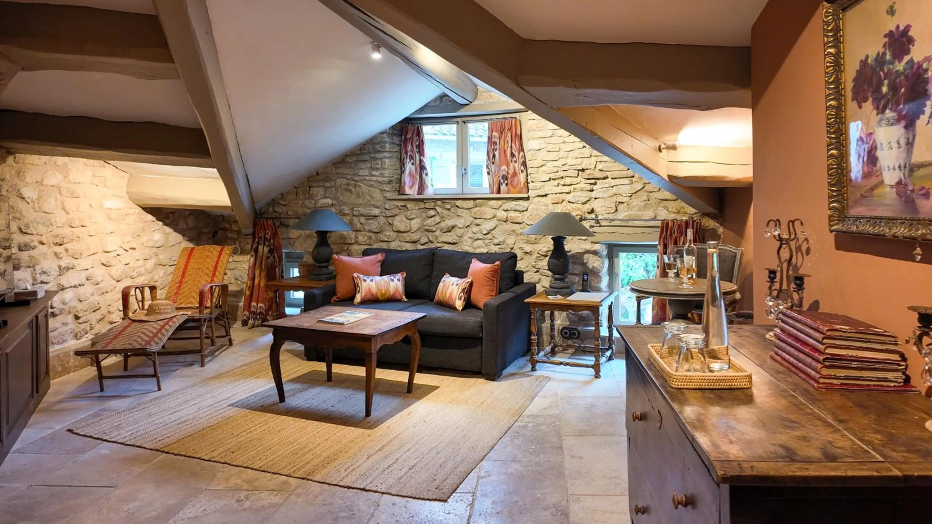 Living room in La Bastide de Marie, Maisons et Hôtels Sibuet