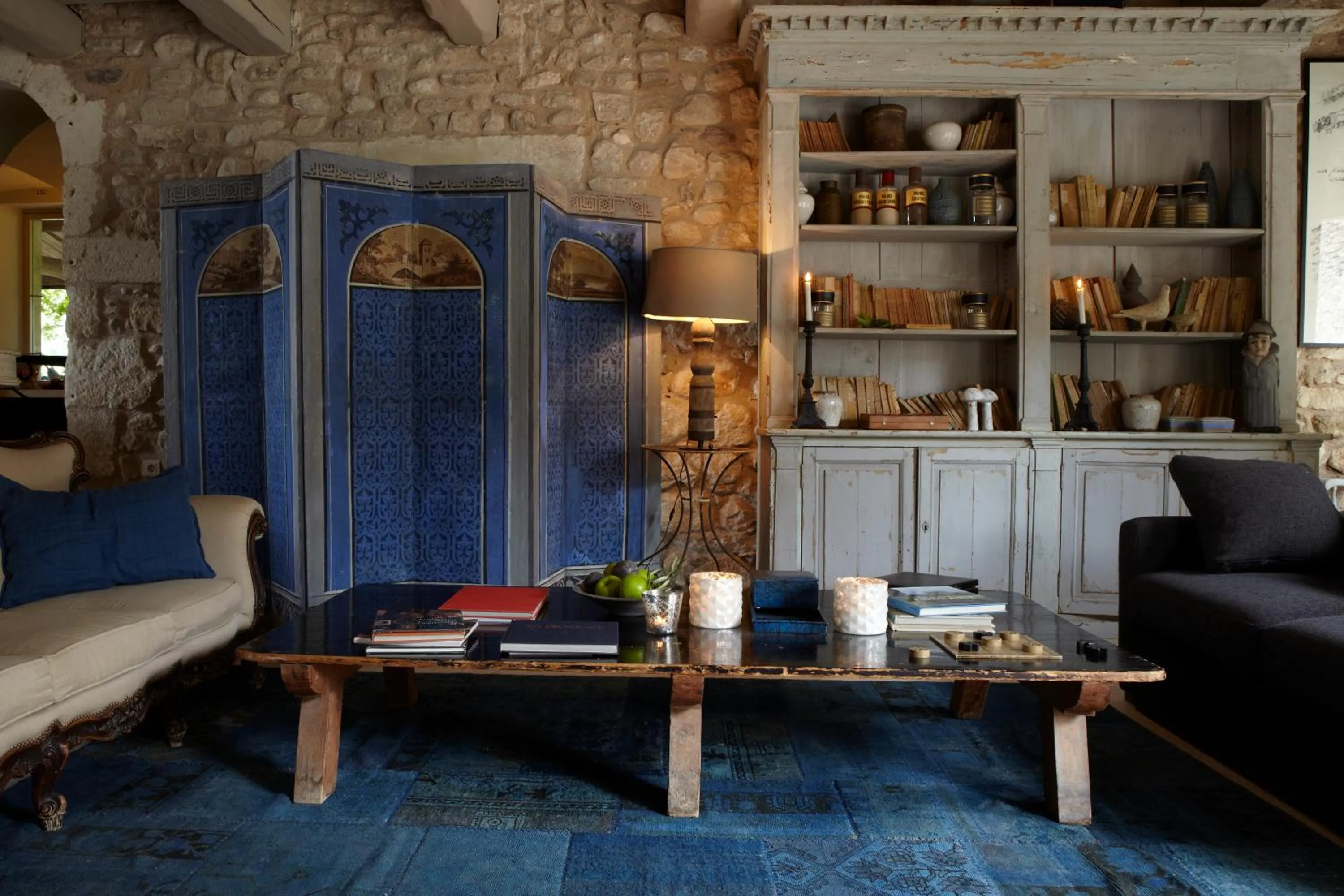 Lounge or bar in La Bastide de Marie, Maisons et Hôtels Sibuet