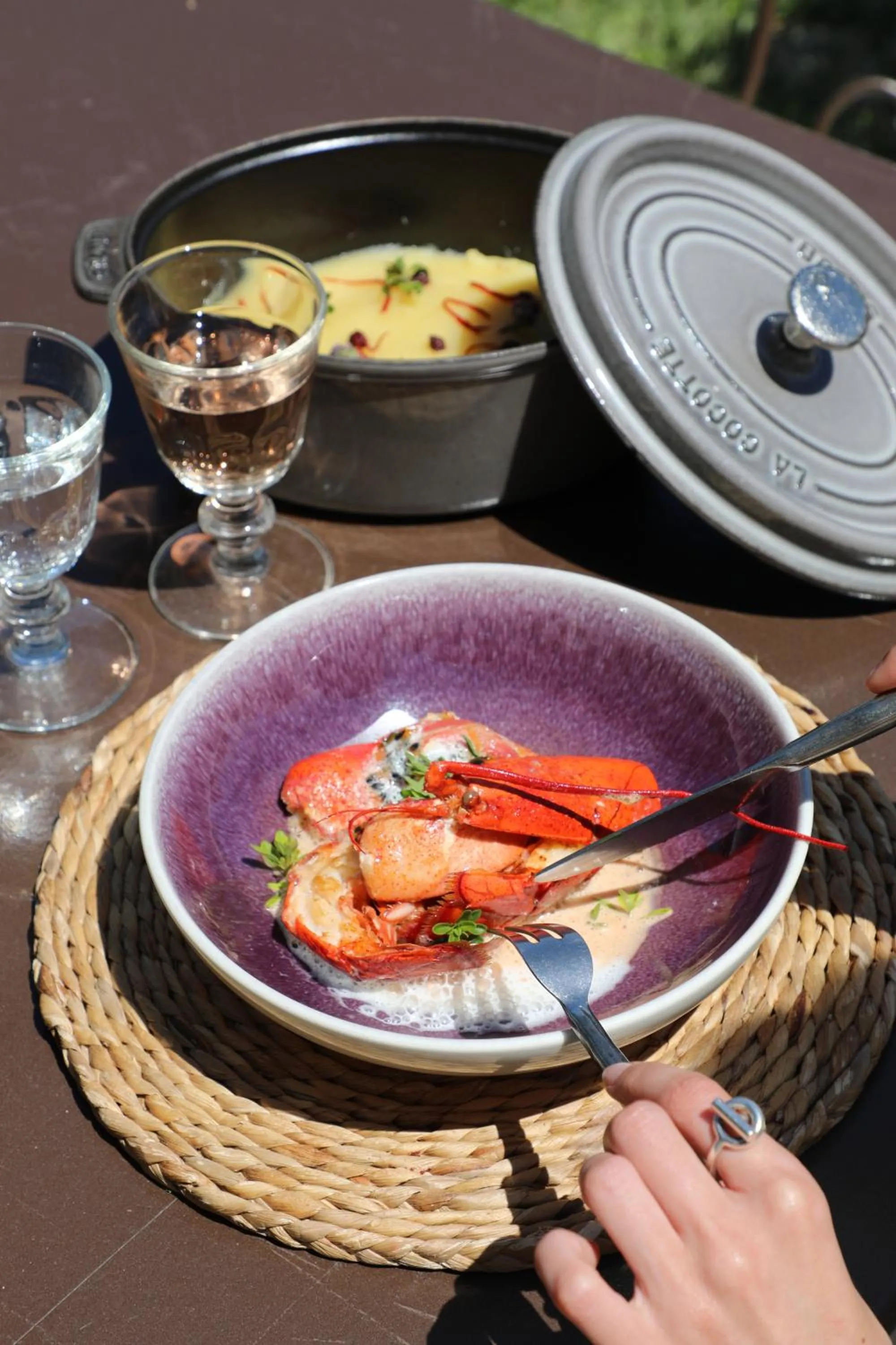 Meals in La Bastide de Marie, Maisons et Hôtels Sibuet