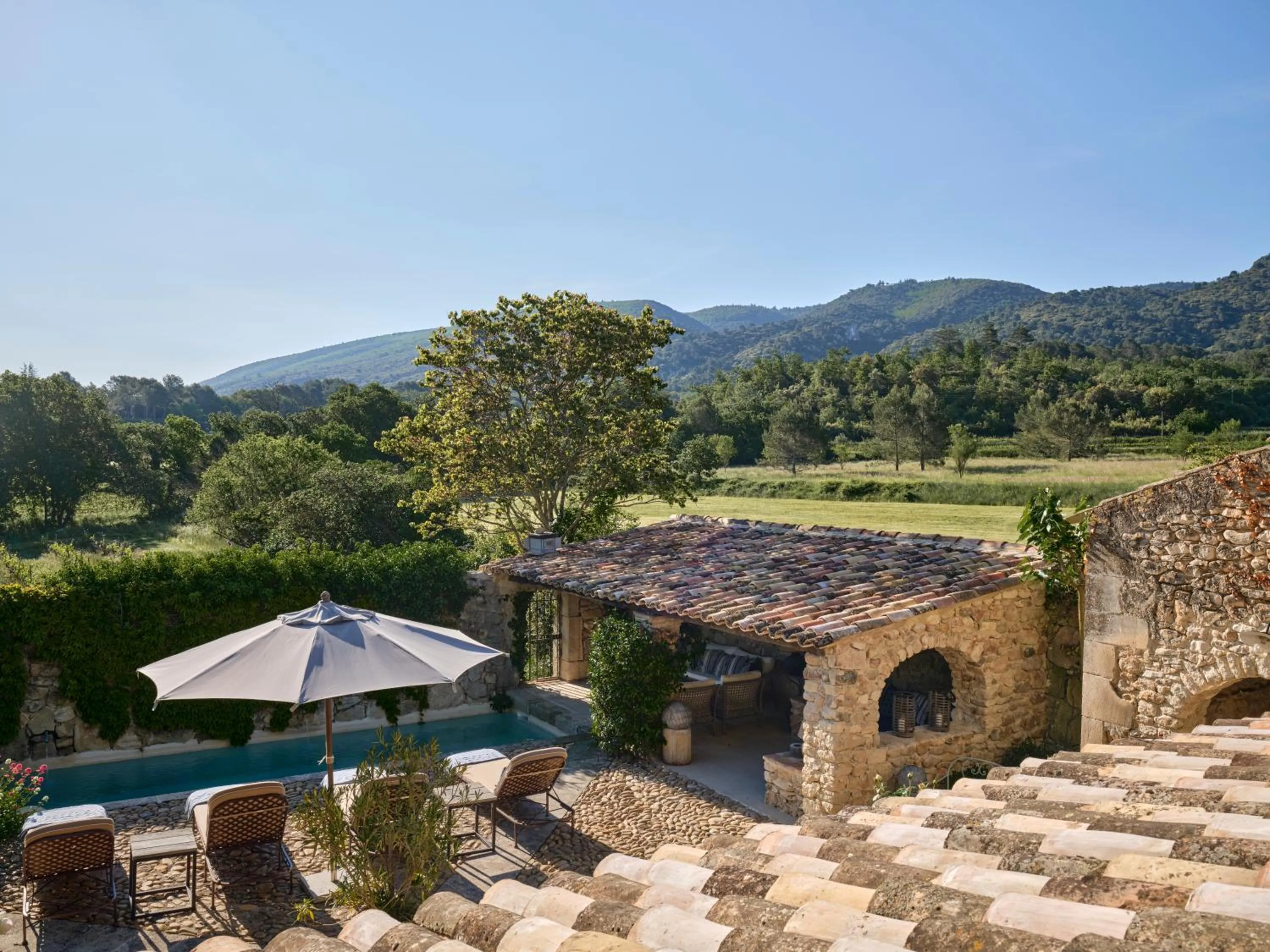 Patio in La Bastide de Marie, Maisons et Hôtels Sibuet