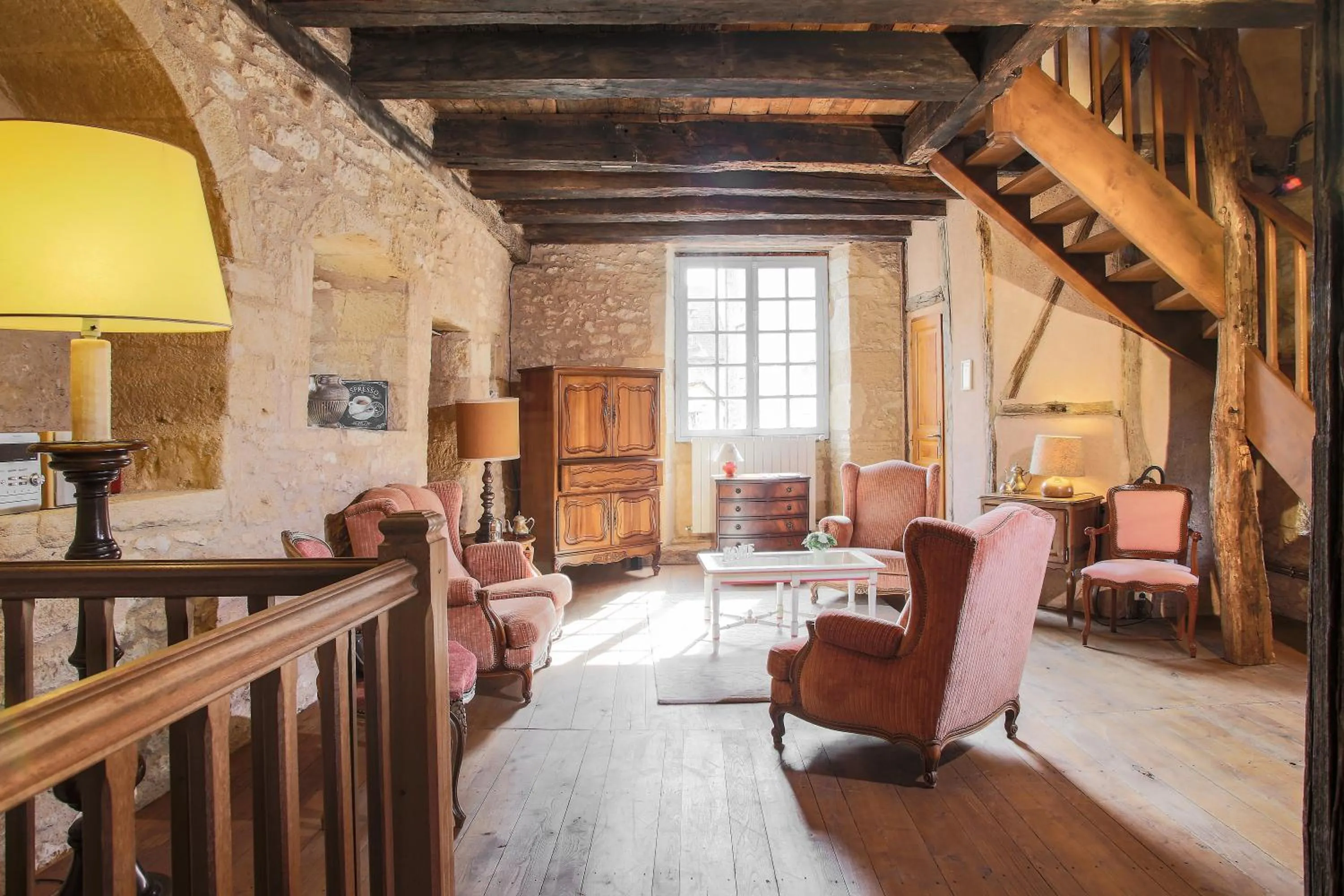 Living room in La Roseraie Hôtel Restaurant
