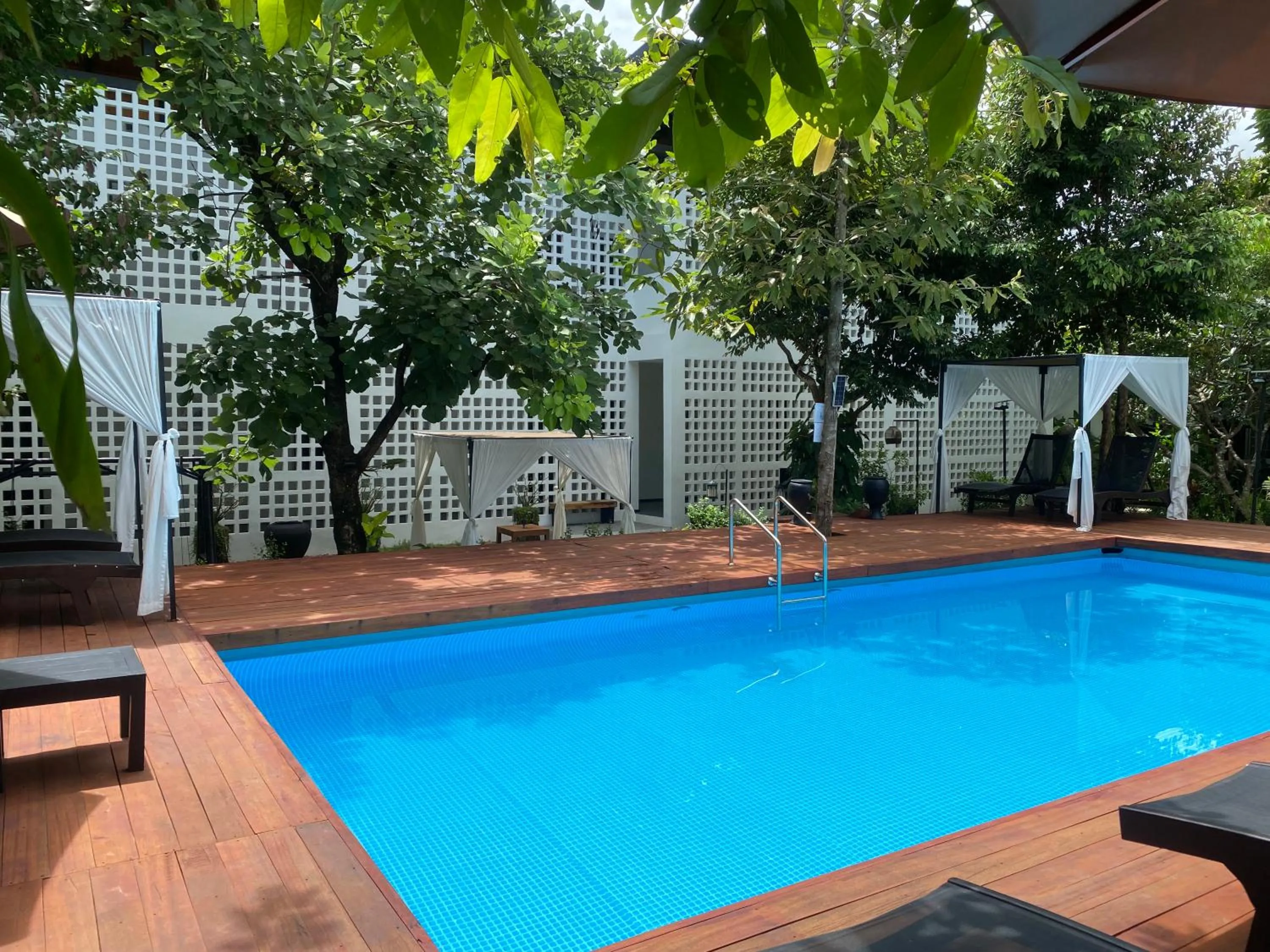 Swimming pool in The Riviera Champasak