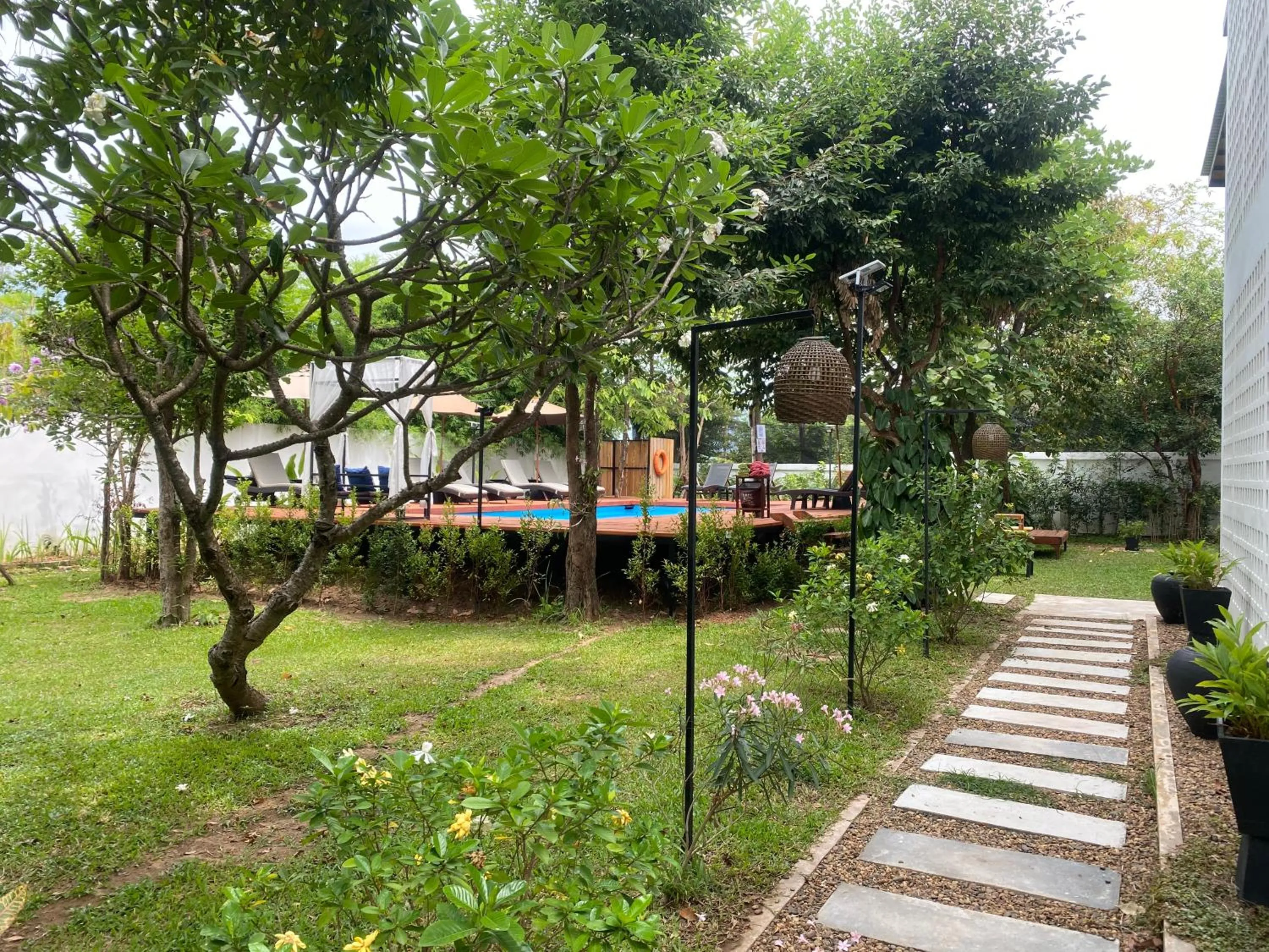 Swimming pool in The Riviera Champasak