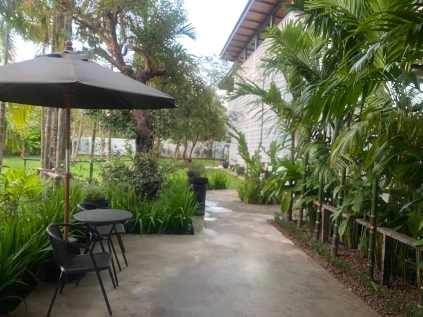 Garden in The Riviera Champasak