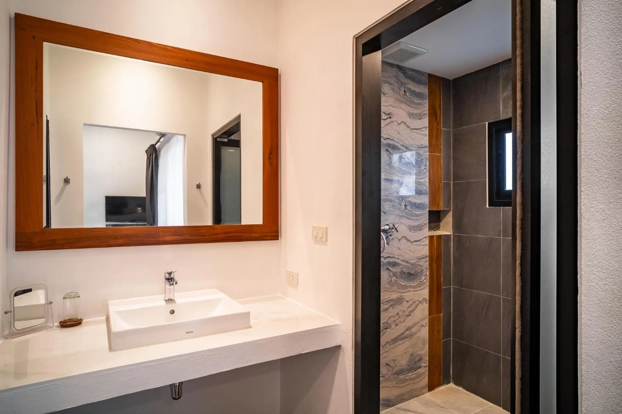 Bathroom in The Riviera Champasak