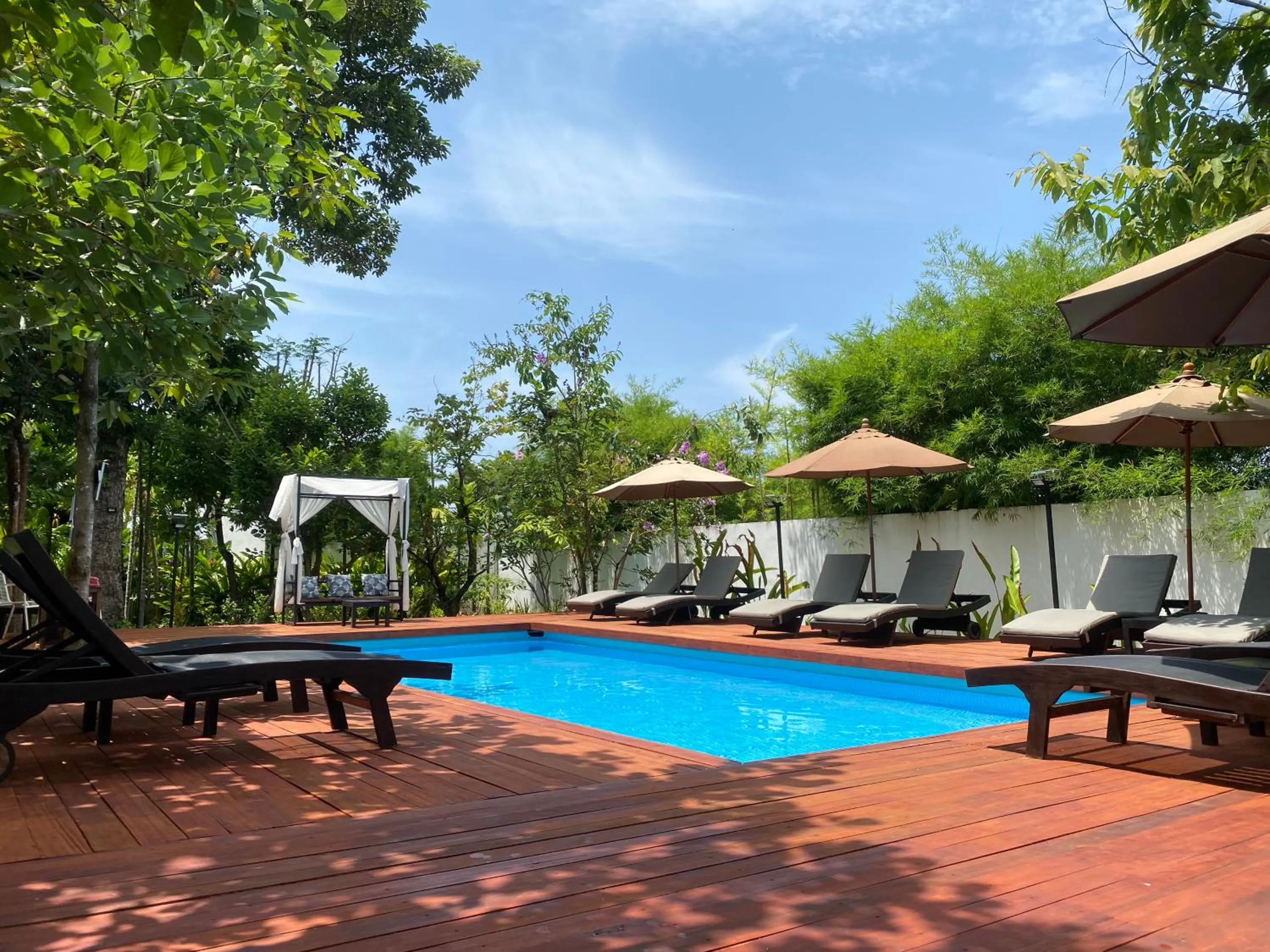 Swimming pool in The Riviera Champasak