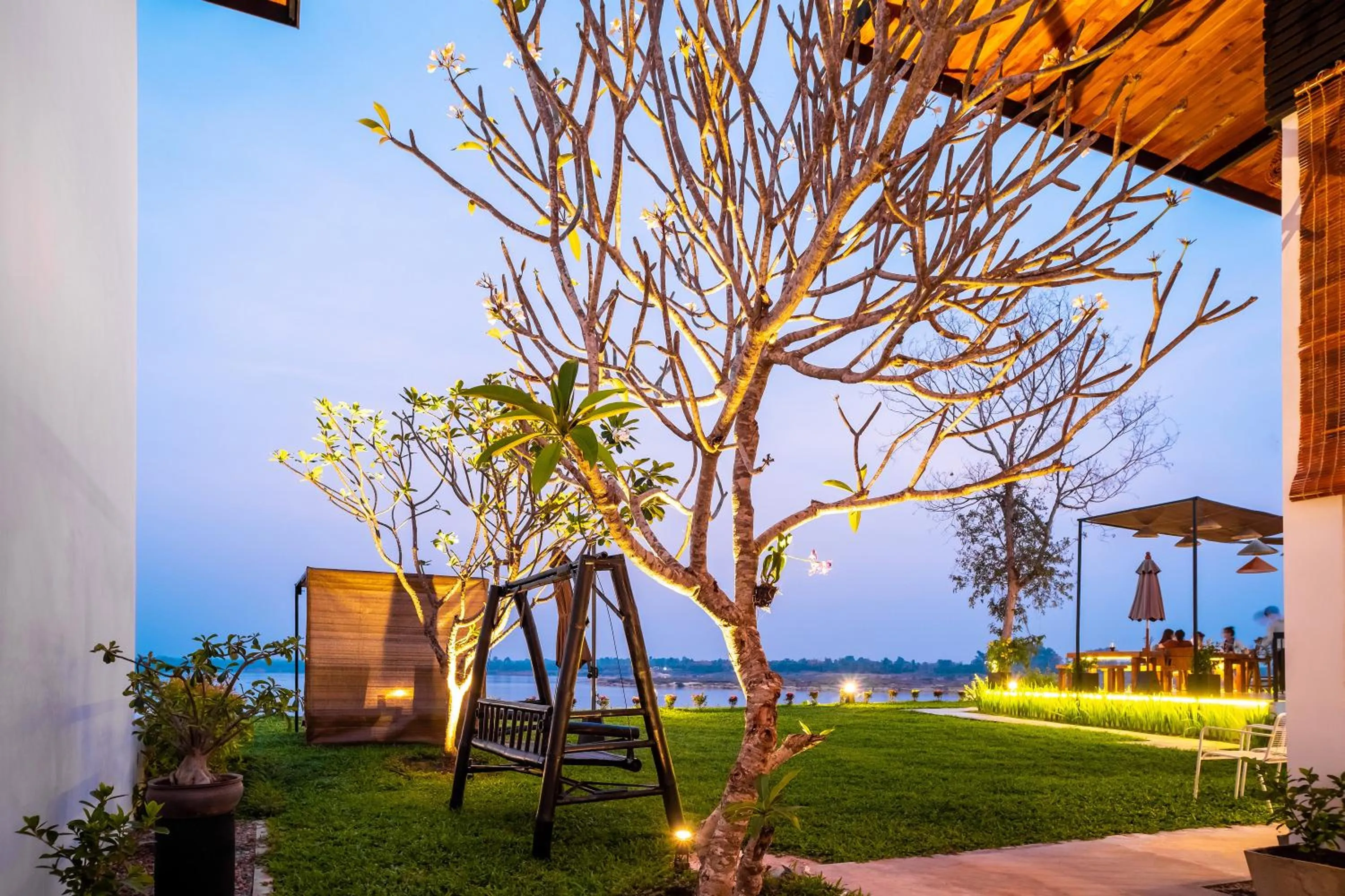 Garden in The Riviera Champasak