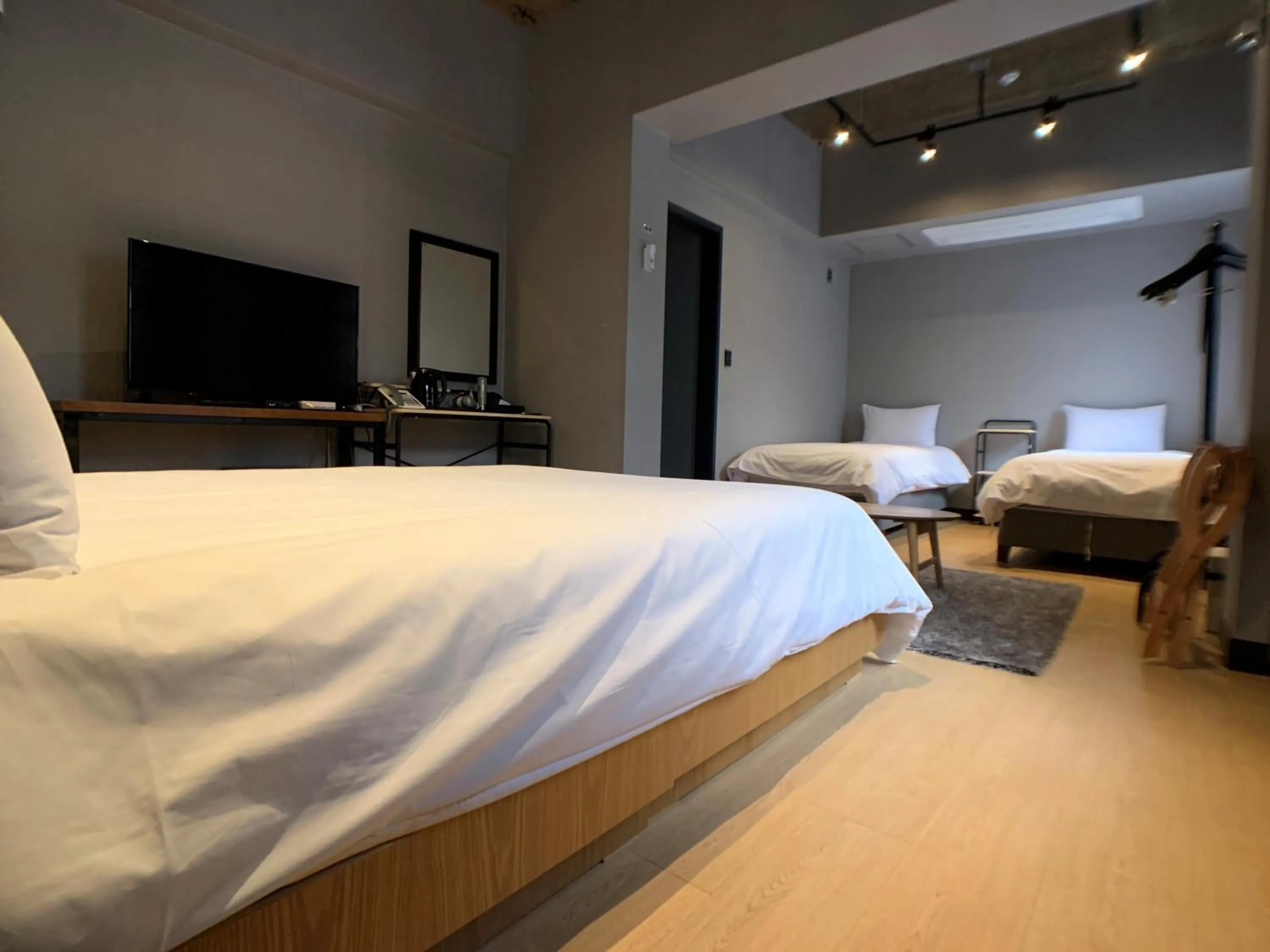 Bed in Jeju Renaissance Hotel