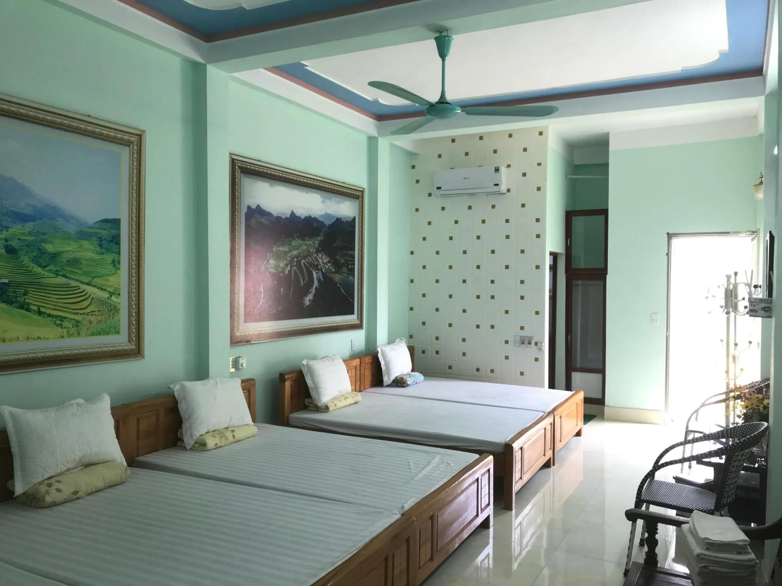 Bed in Hotel Thien An